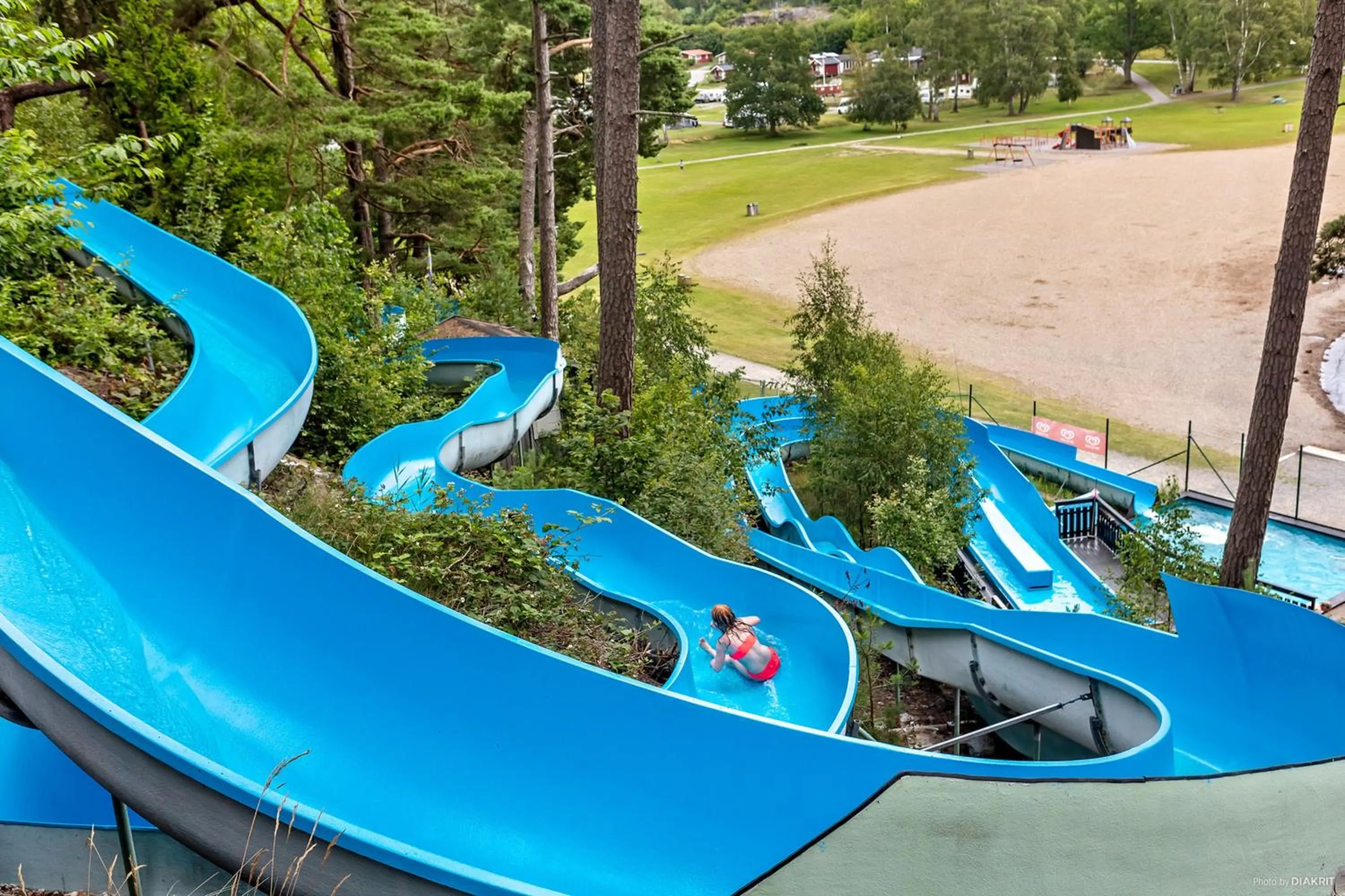 Pool view in First Camp Nickstabadet-Nynäshamn