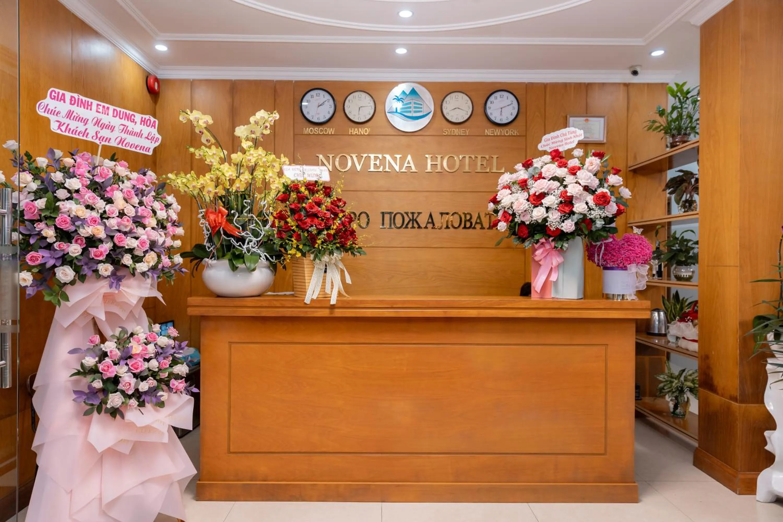 Lobby or reception in Novena Hotel