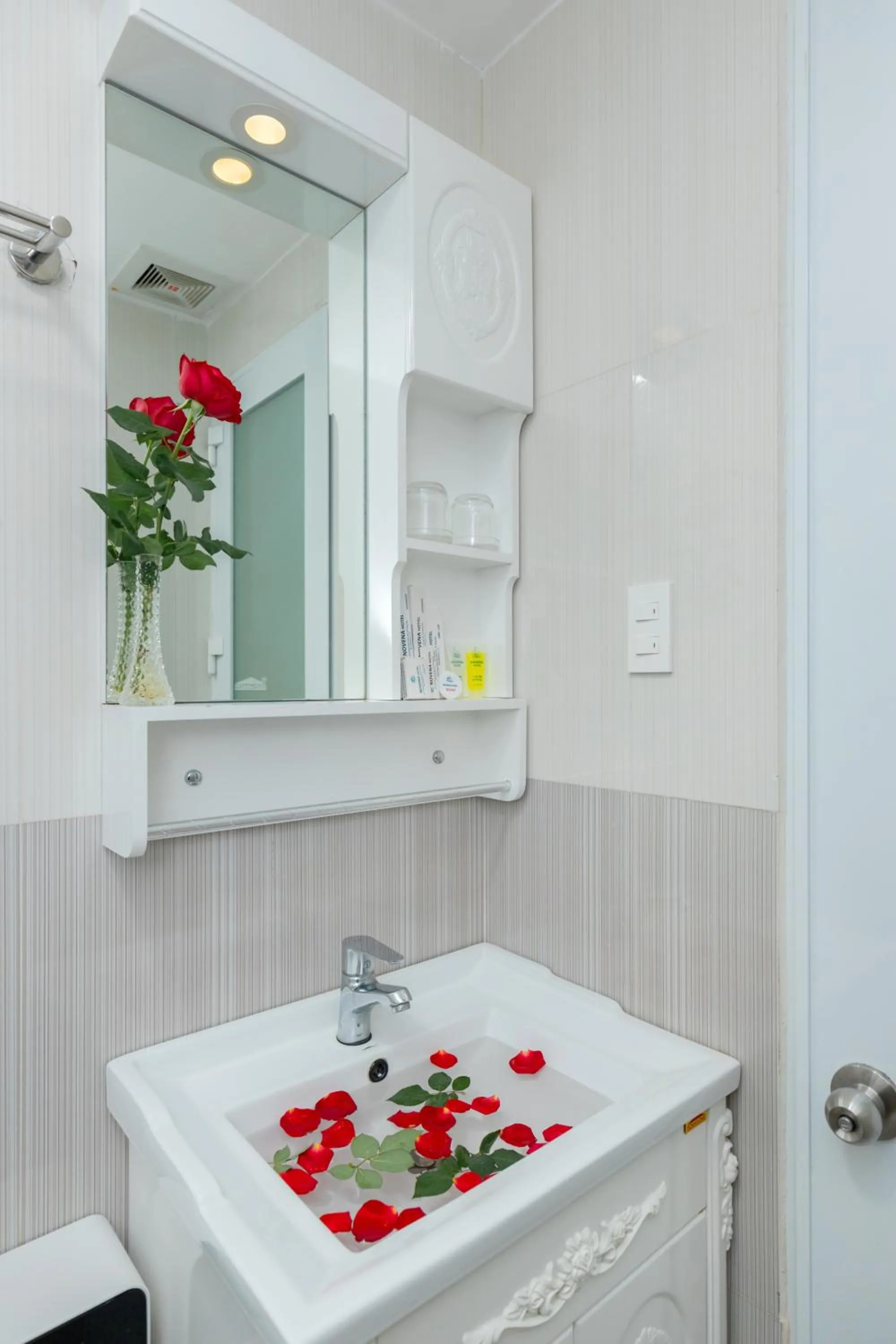 Bathroom in Novena Hotel