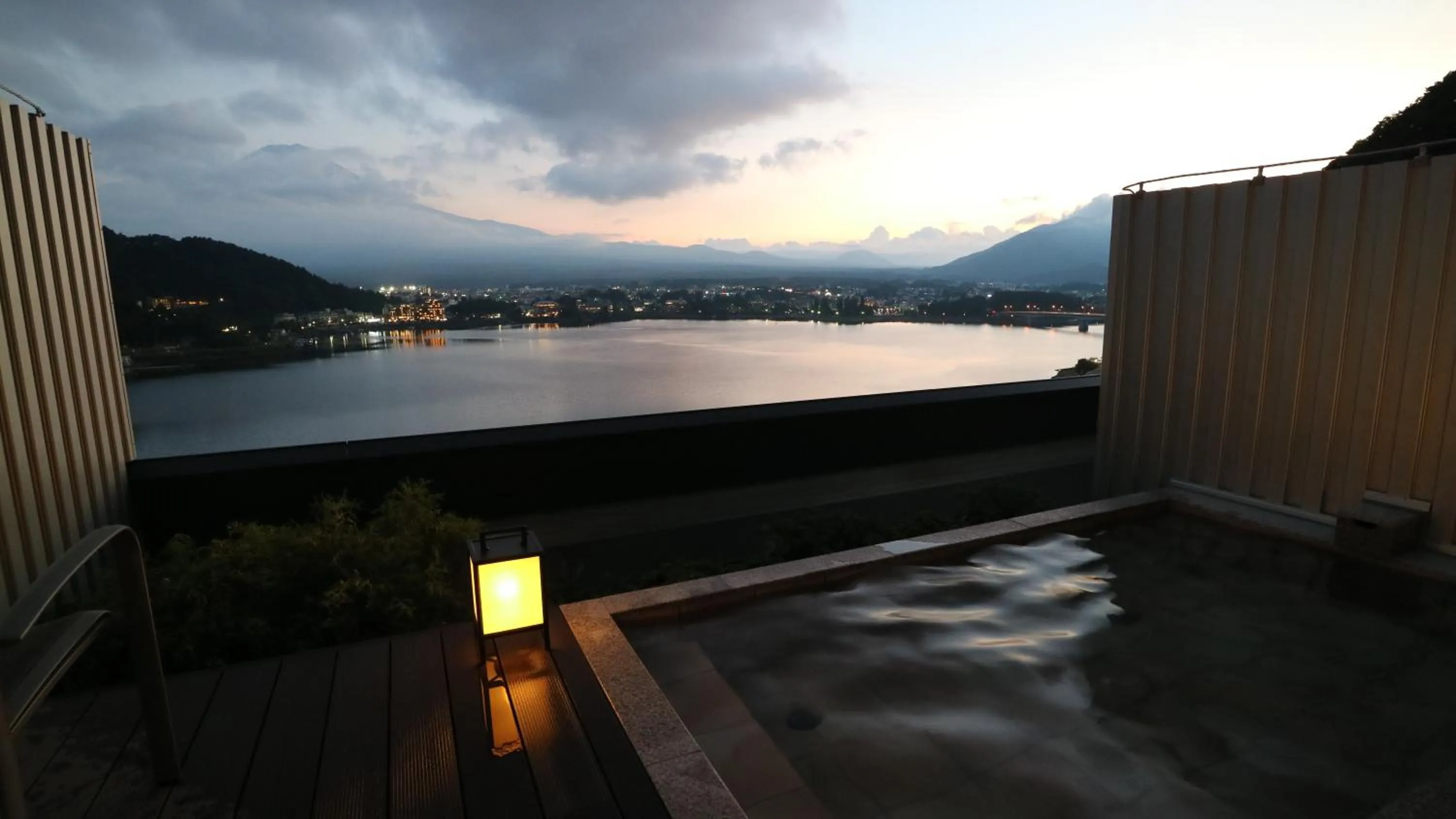 Open Air Bath in Mizno Hotel