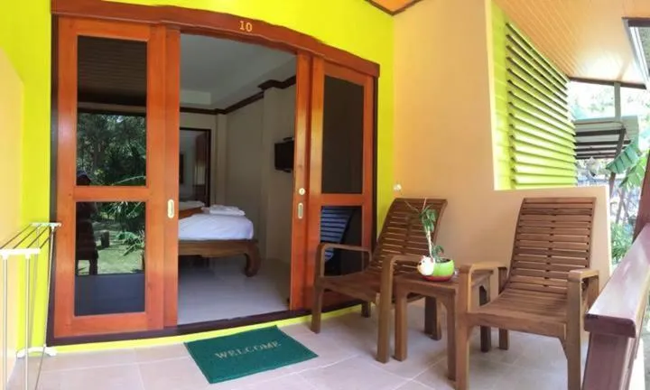 Bed in Green Villa