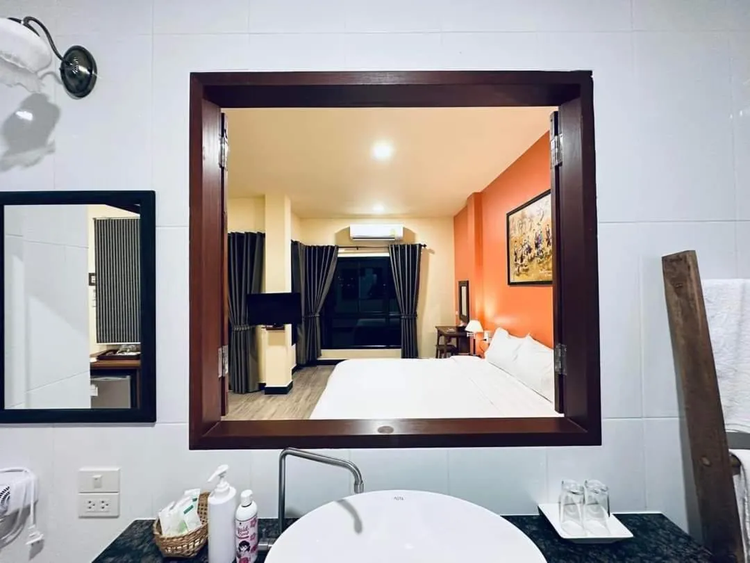 Bed in Baan Sakuna Hotel