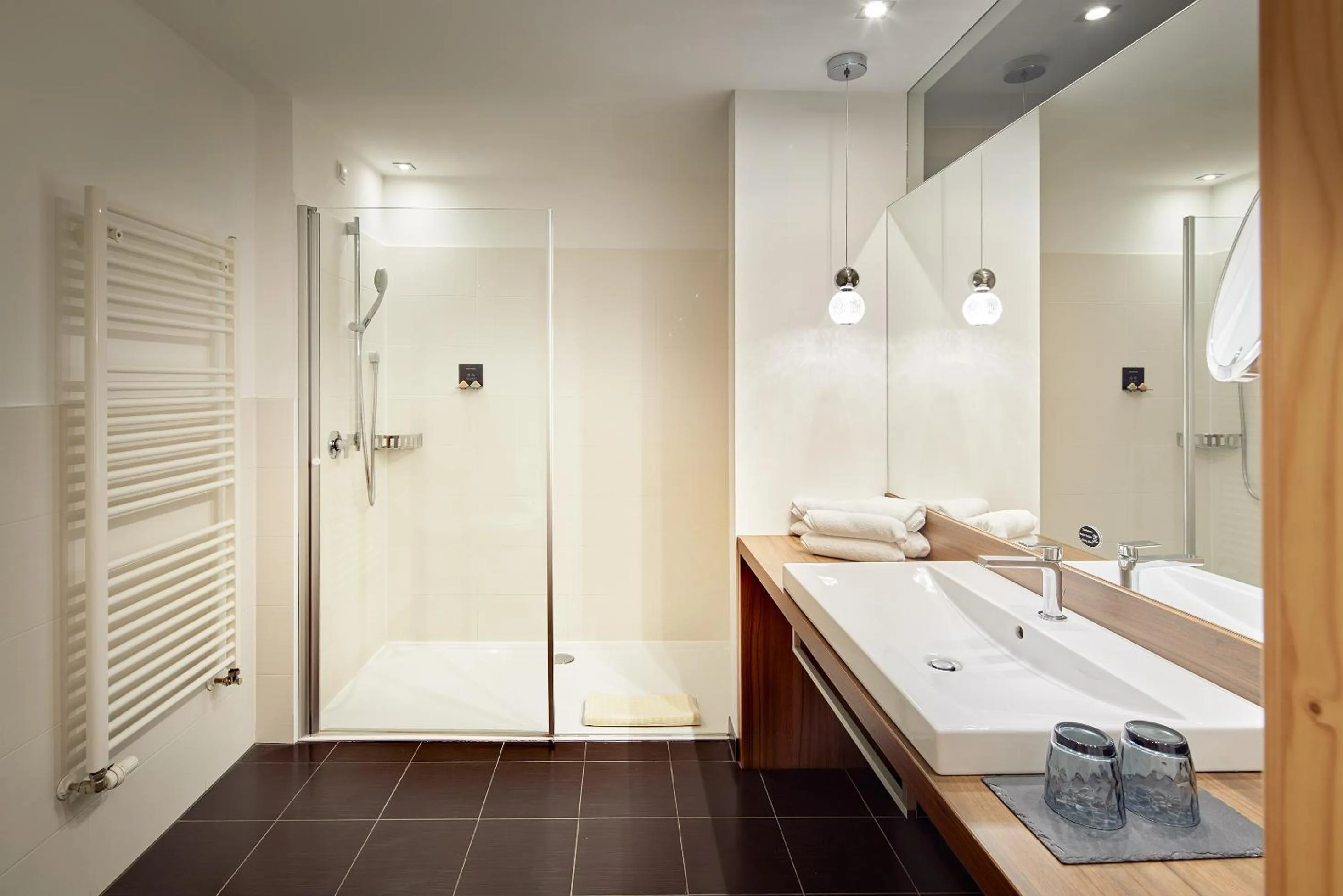 Shower in Naturhotel Die Waldruhe GmbH