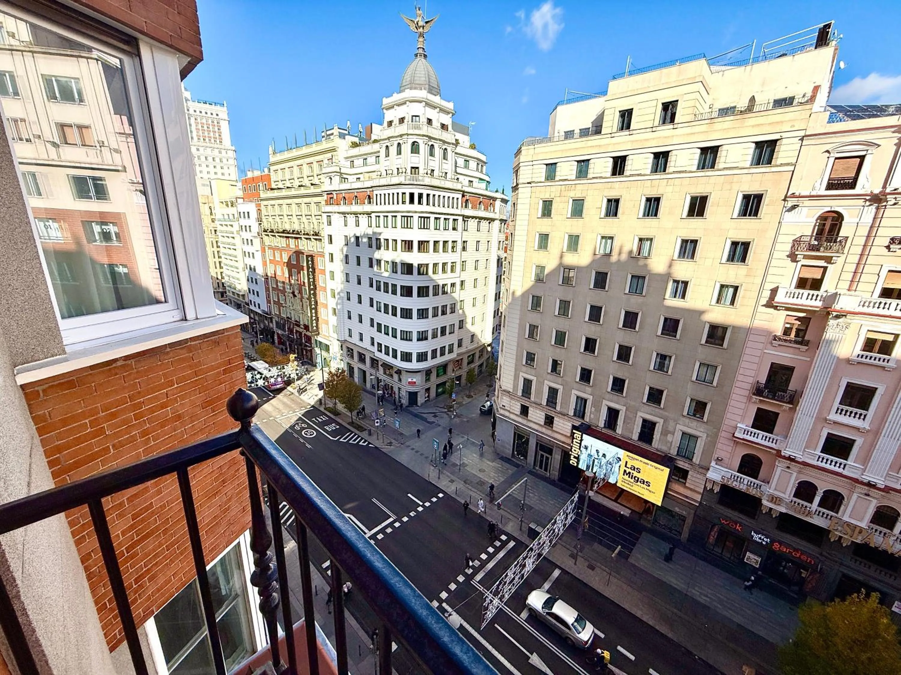 City view in Mucho Madrid