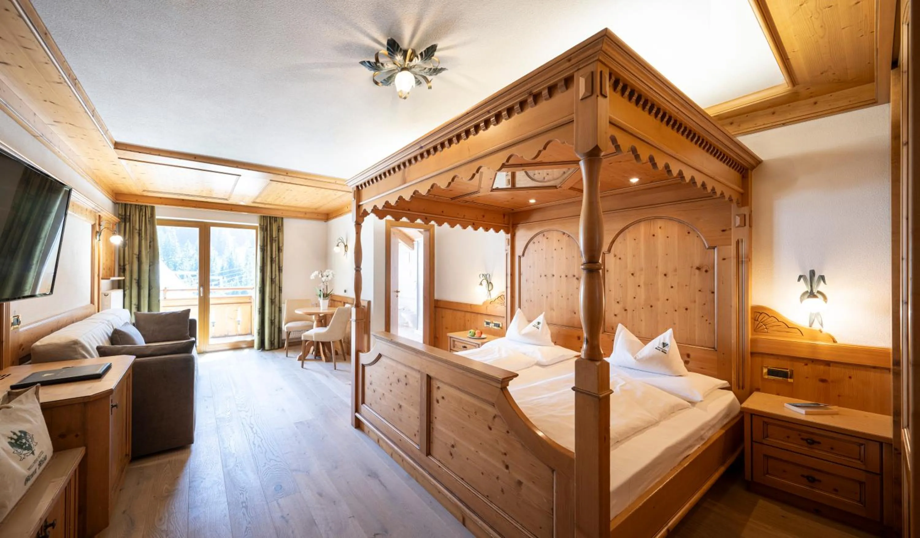 Bed in Wellness Hotel Gran Risa***S