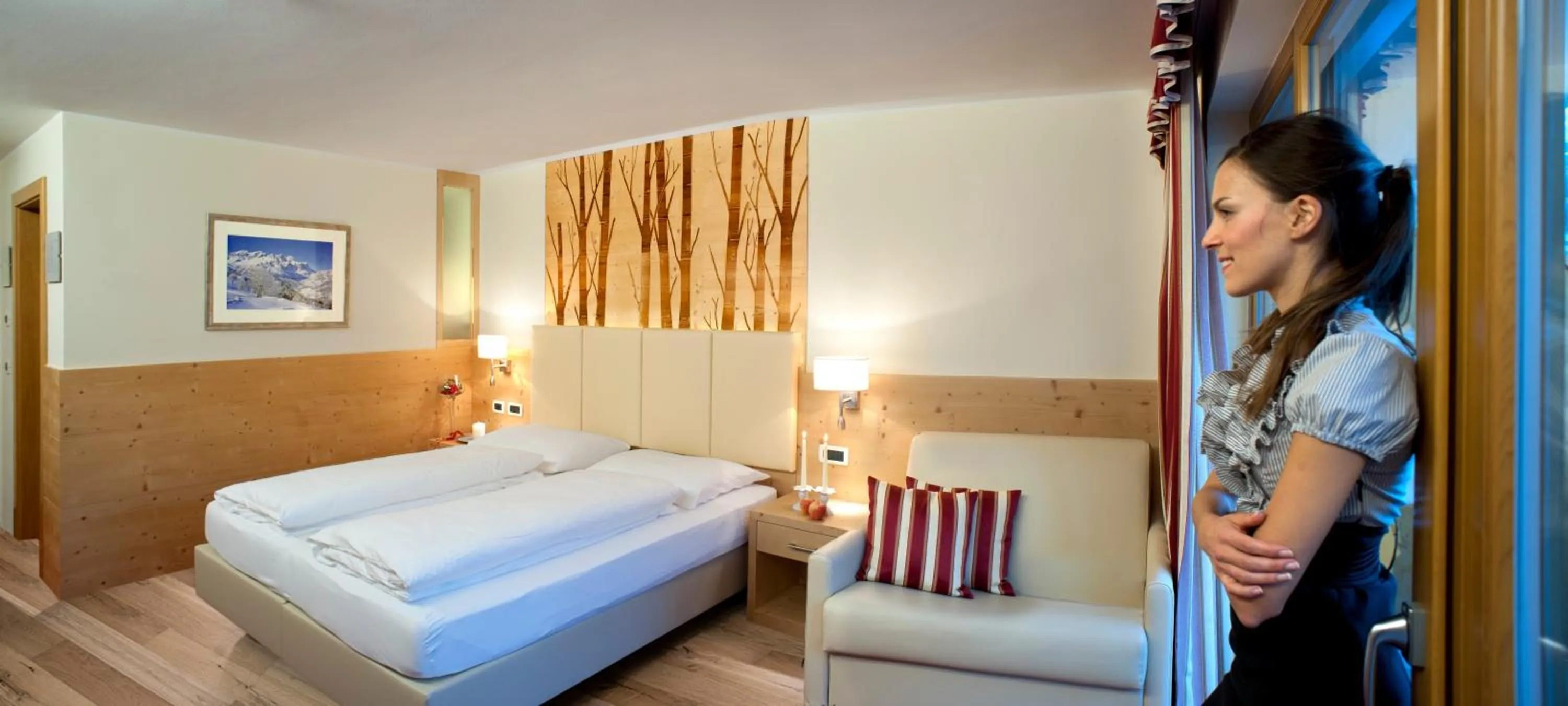 Bed in Wellness Hotel Gran Risa***S