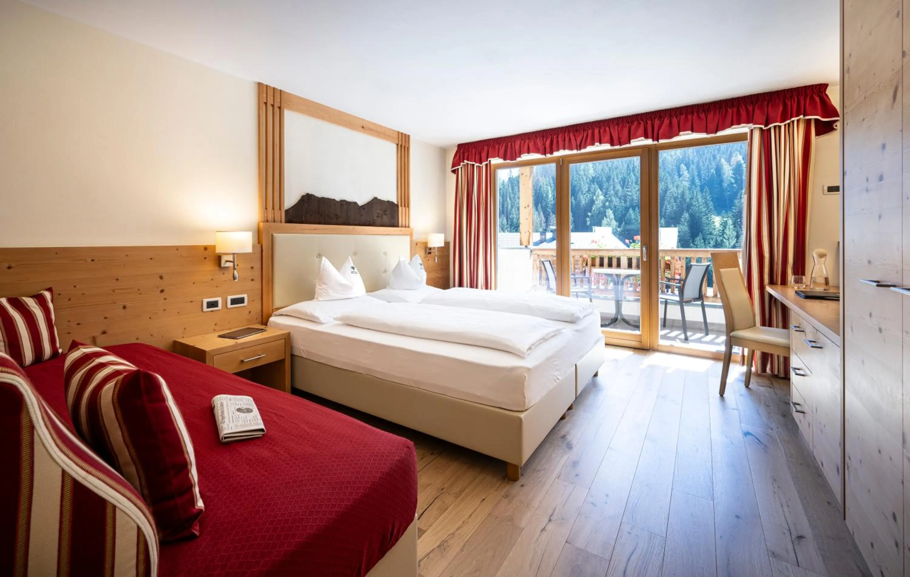 Bed in Wellness Hotel Gran Risa***S