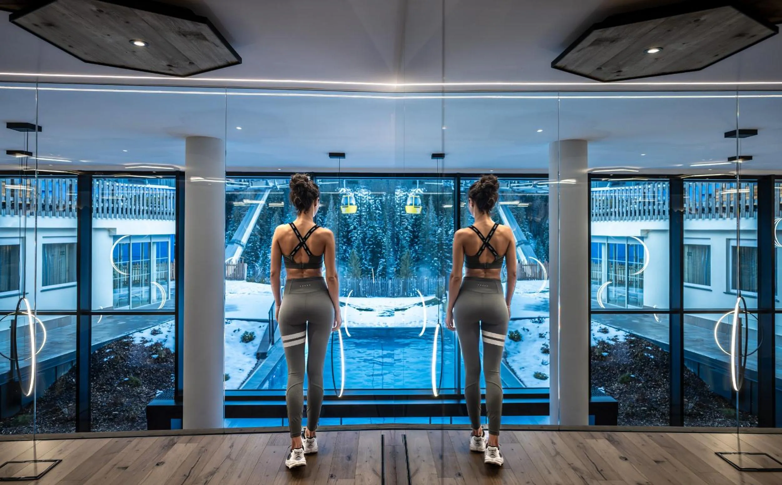 Swimming pool in Wellness Hotel Gran Risa***S