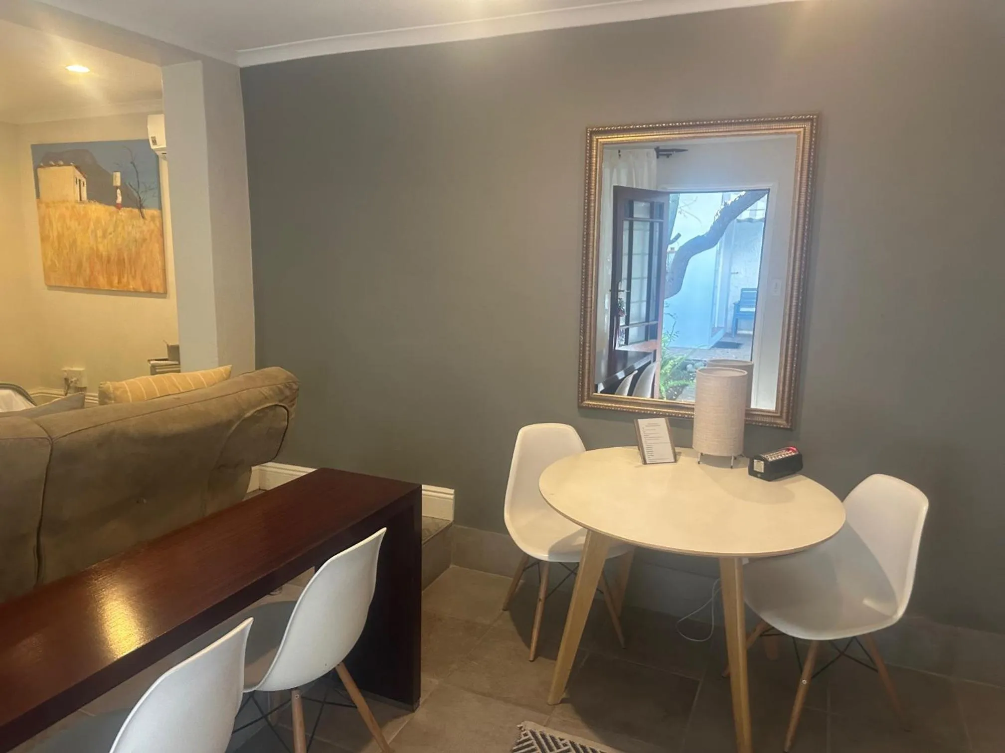 Seating area in Melville Turret Guesthouse