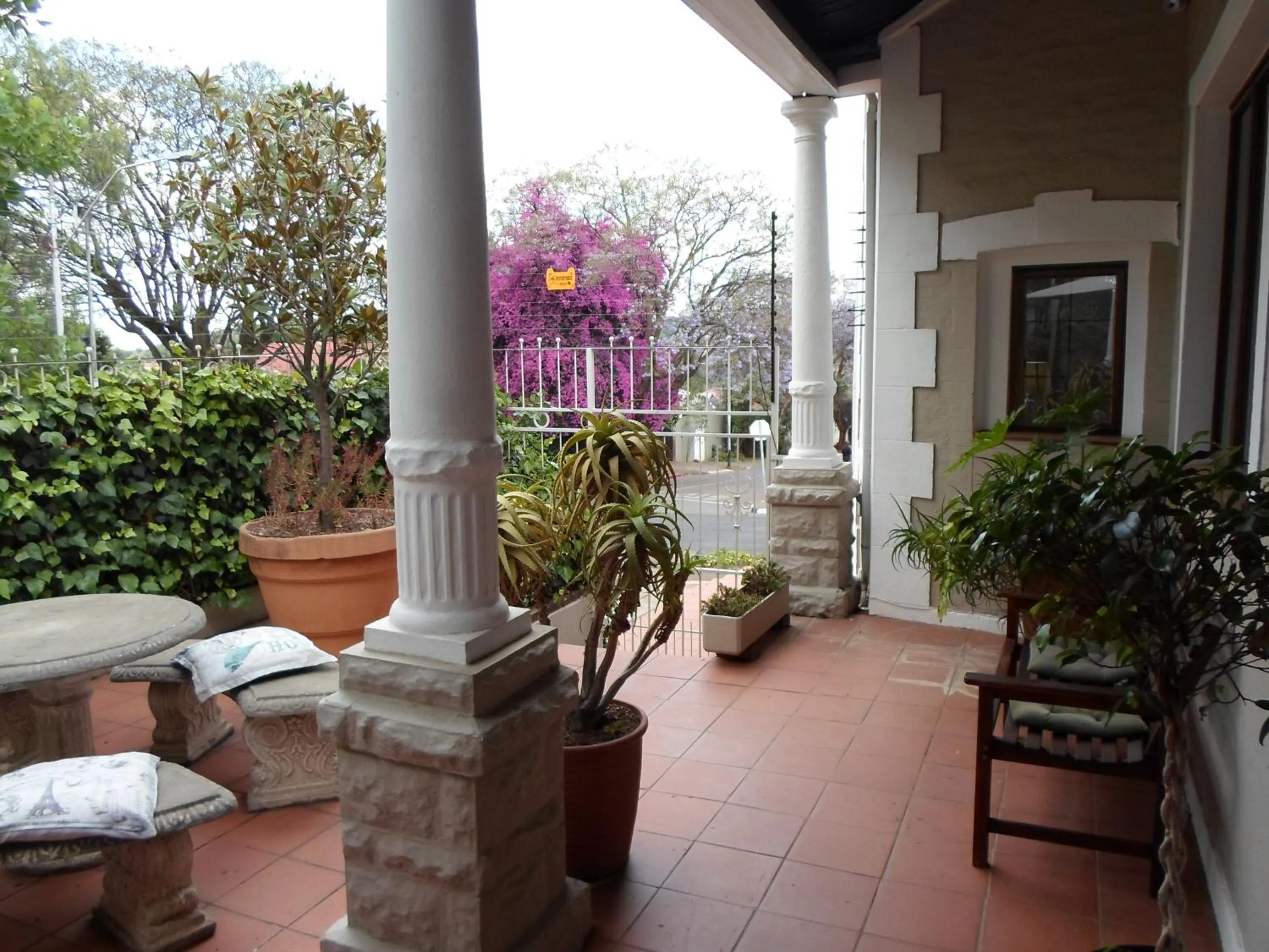 Garden in Melville Turret Guesthouse