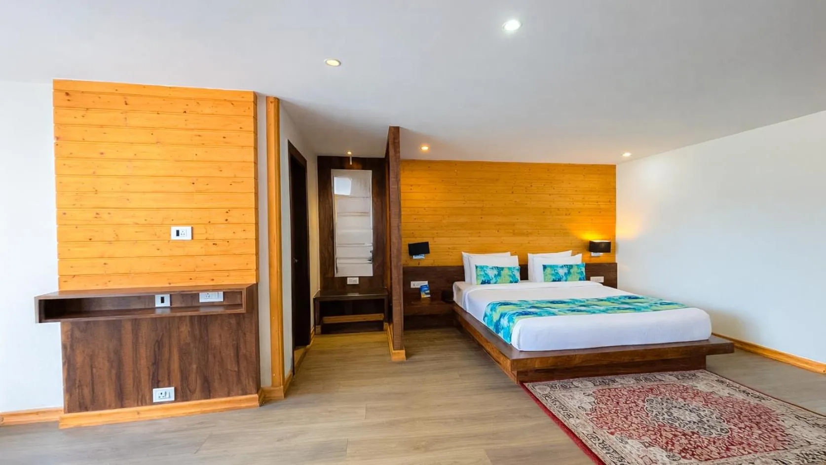 Bedroom, Bed in Yashshree Sanderling Mall Road