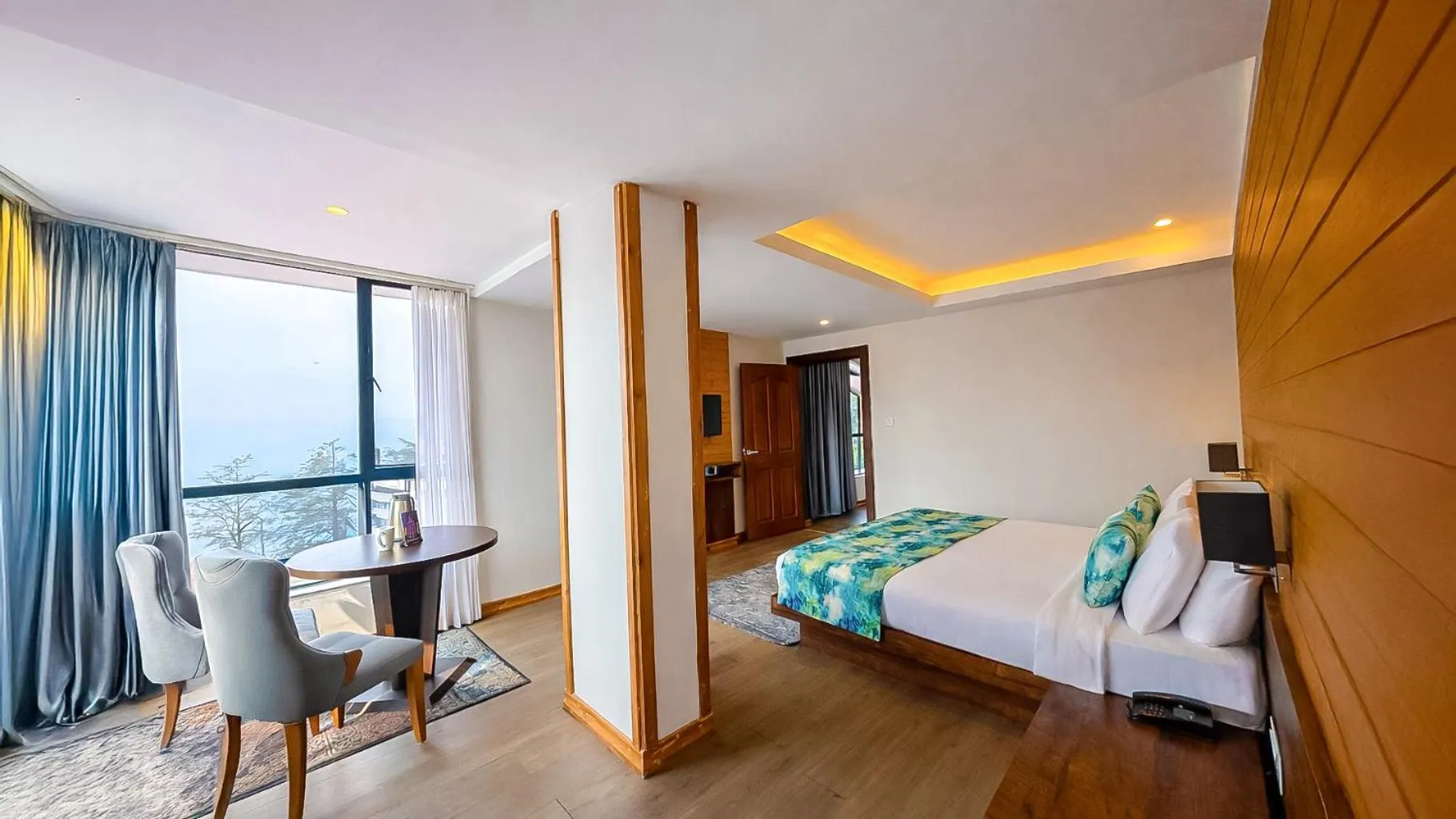 Bedroom, Bed in Yashshree Sanderling Mall Road