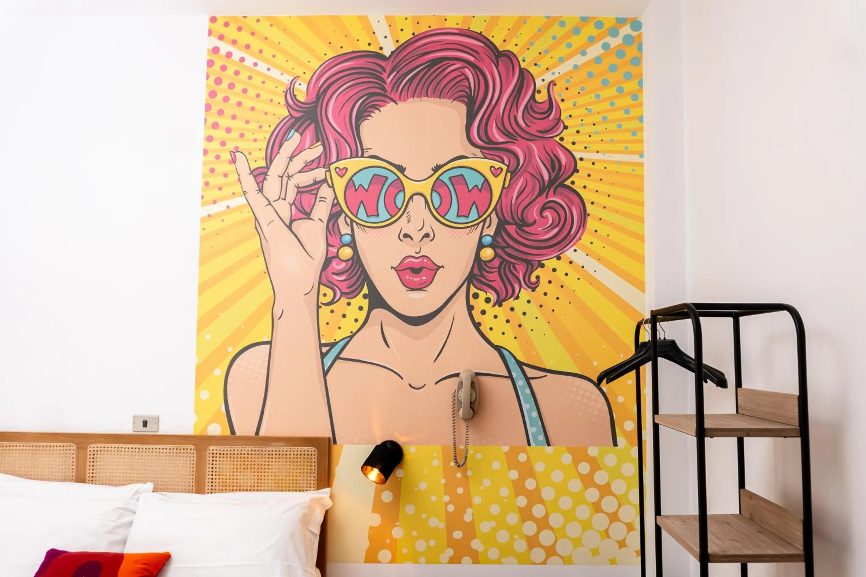 Decorative detail, Bed in Hotel Mirabella