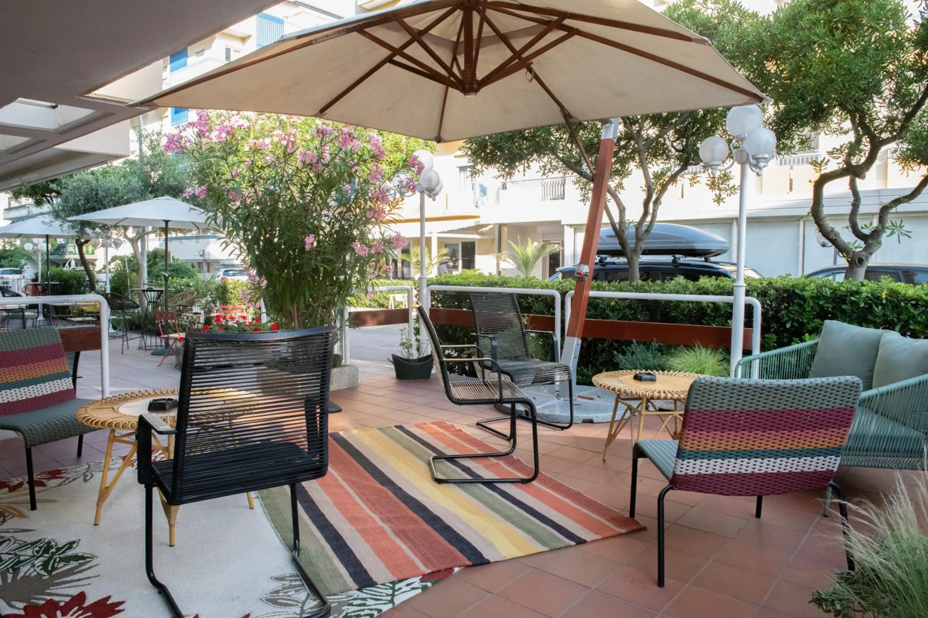 Patio in Hotel Mirabella