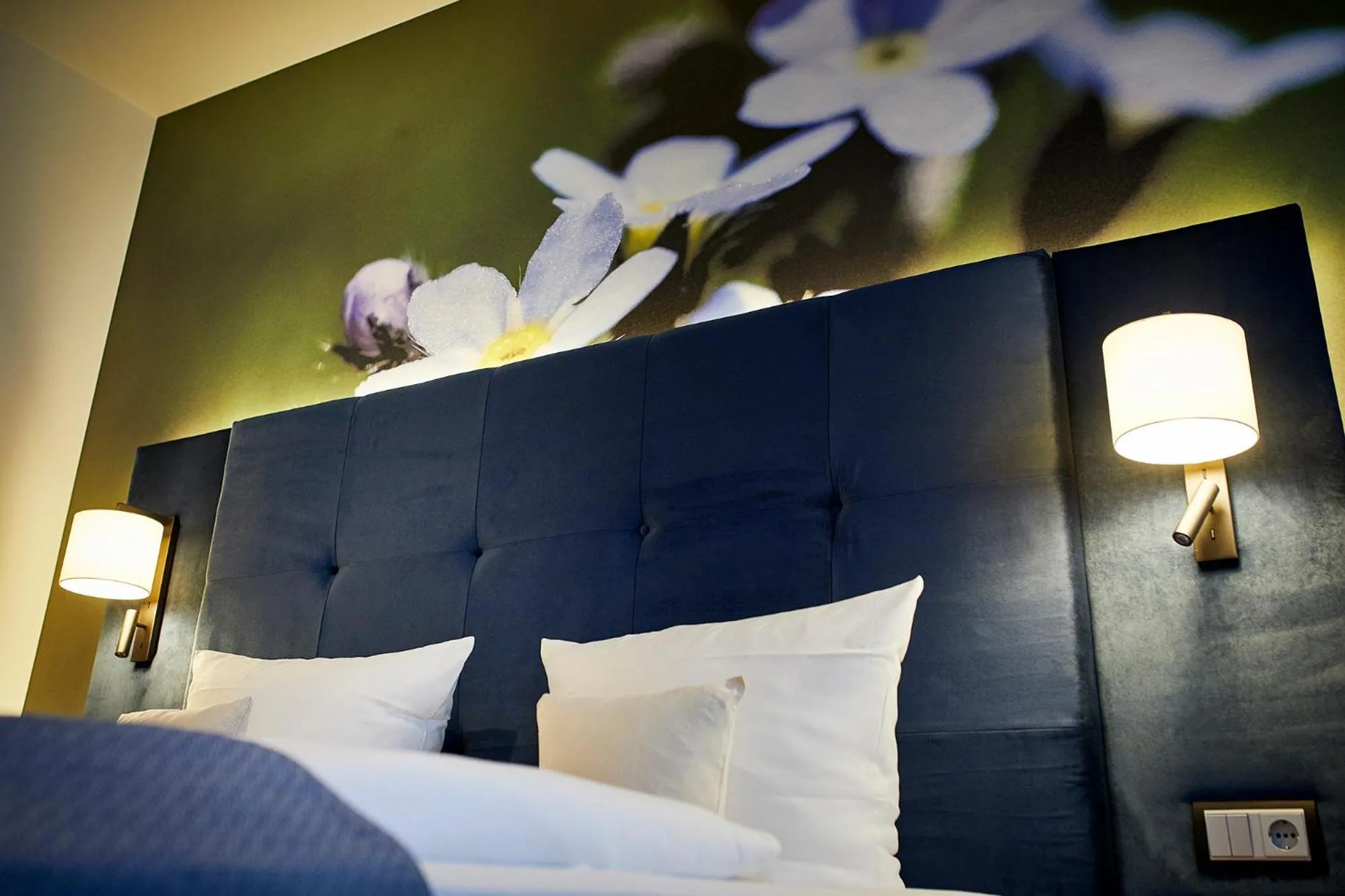 Bed in Müllers Landhotel