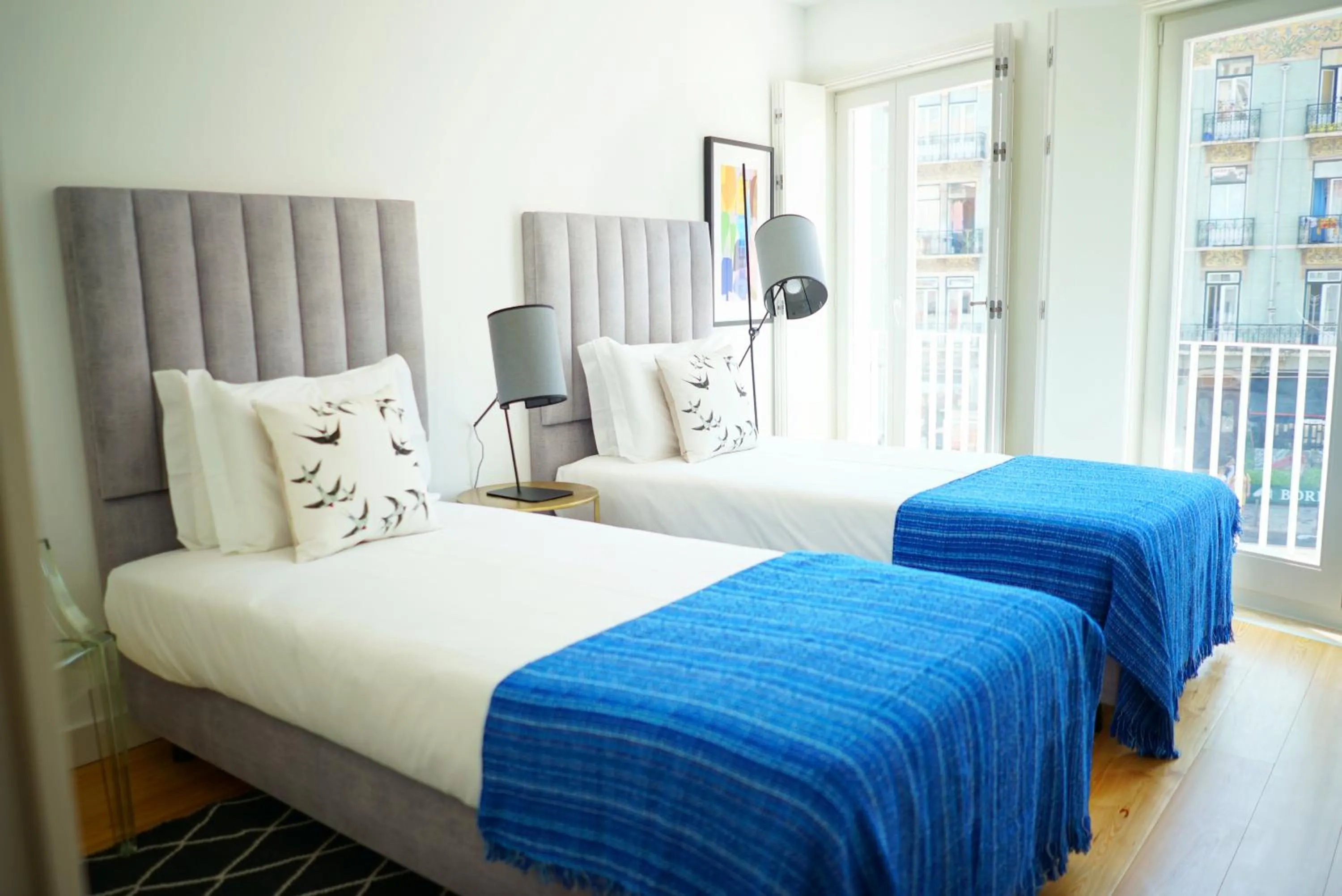 Decorative detail, Bed in Casas da Baixa - Vila Intendente