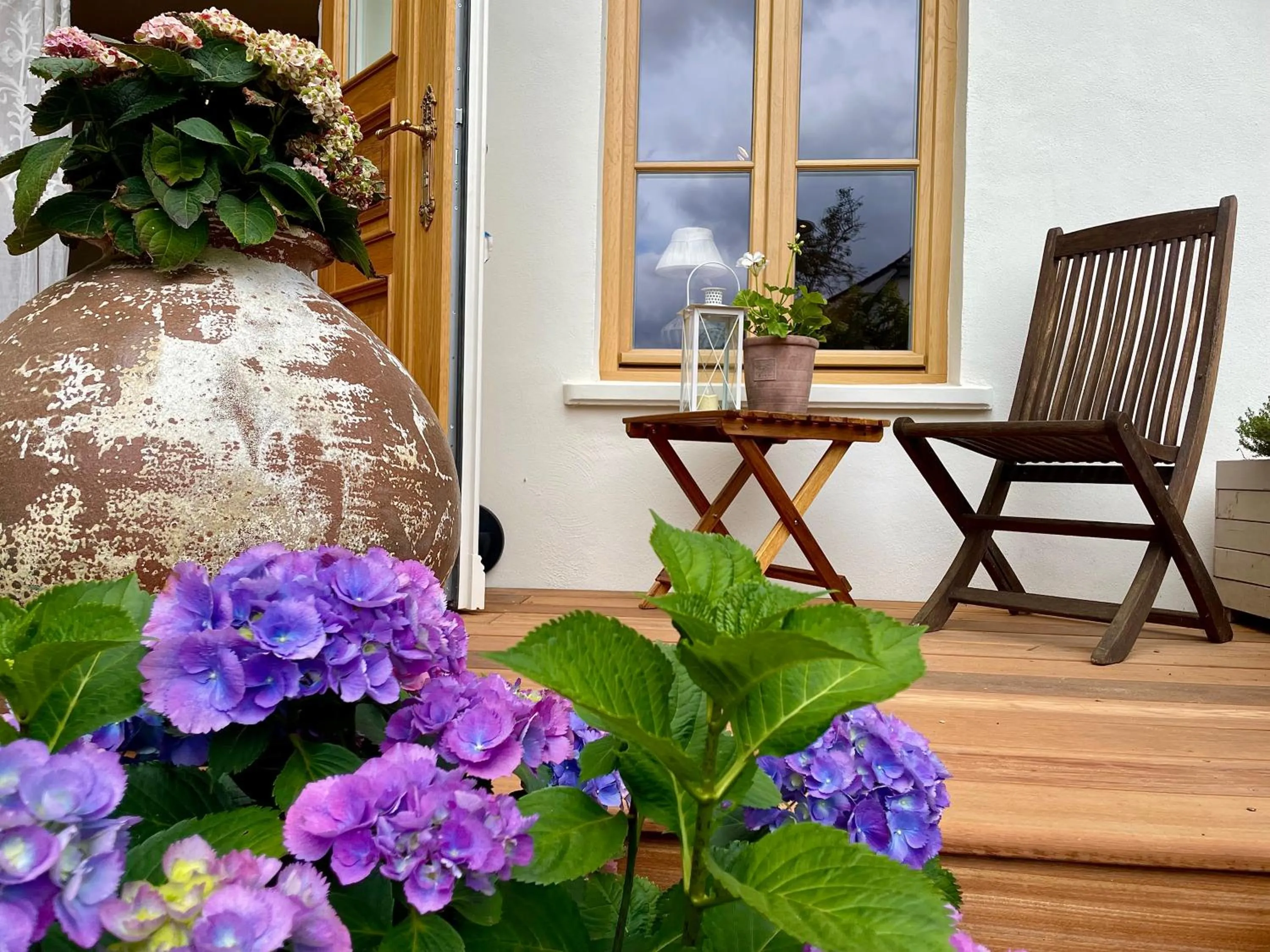 Balcony/Terrace in Weißt Du noch - Gästehäuser & Suiten