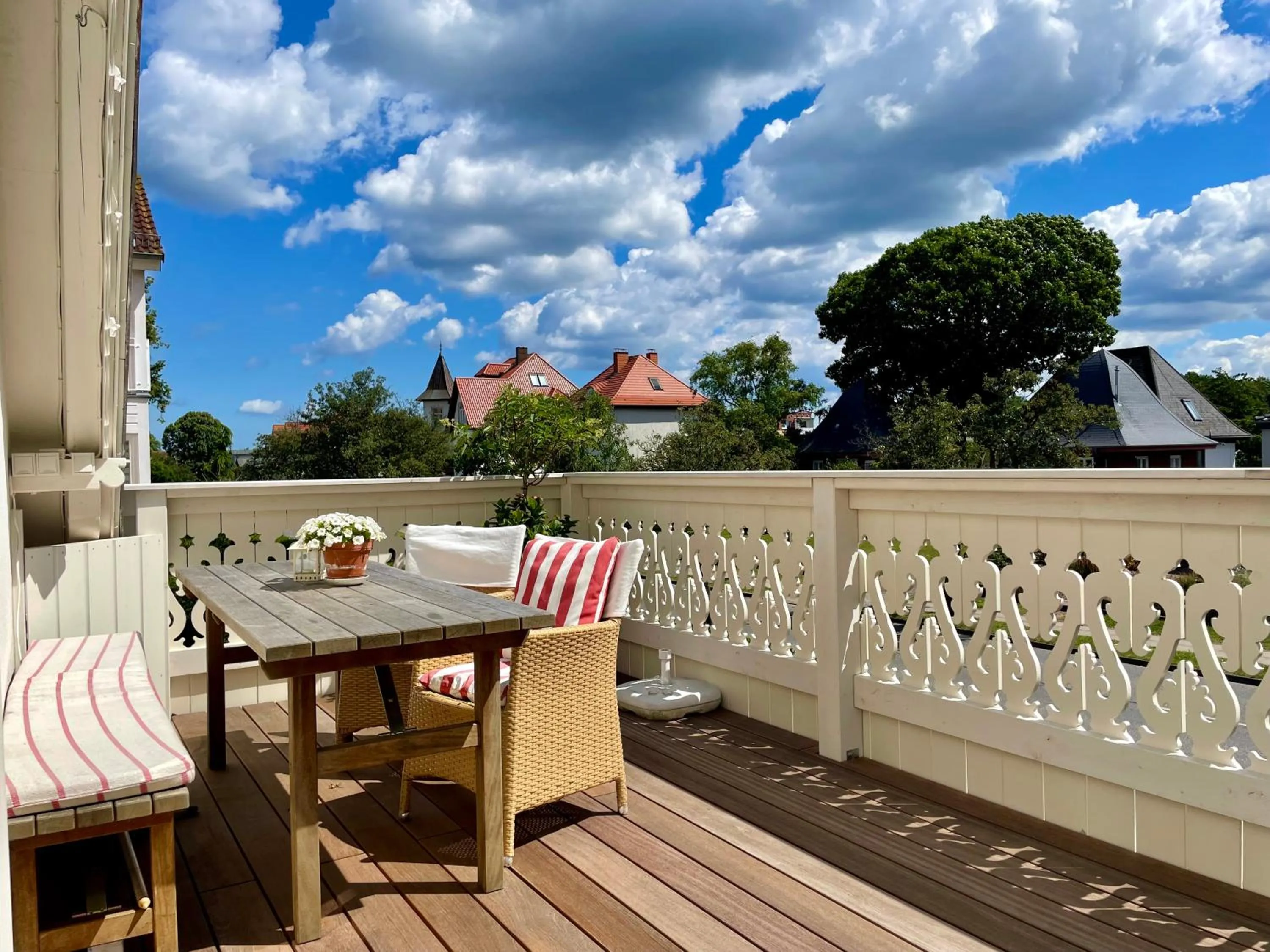 Balcony/Terrace in Weißt Du noch - Gästehäuser & Suiten