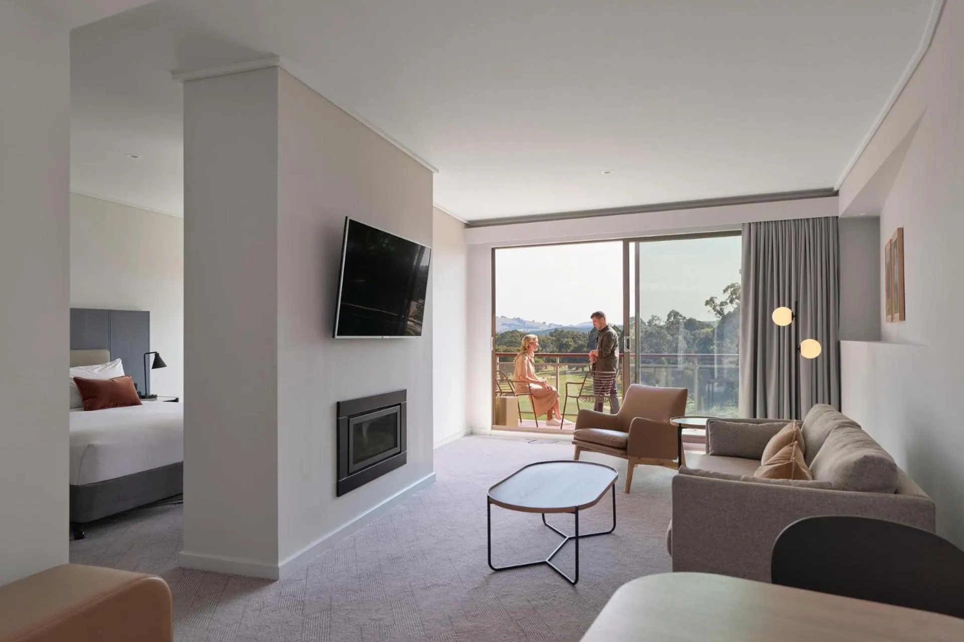 Balcony/Terrace, Bed in RACV Goldfields Resort