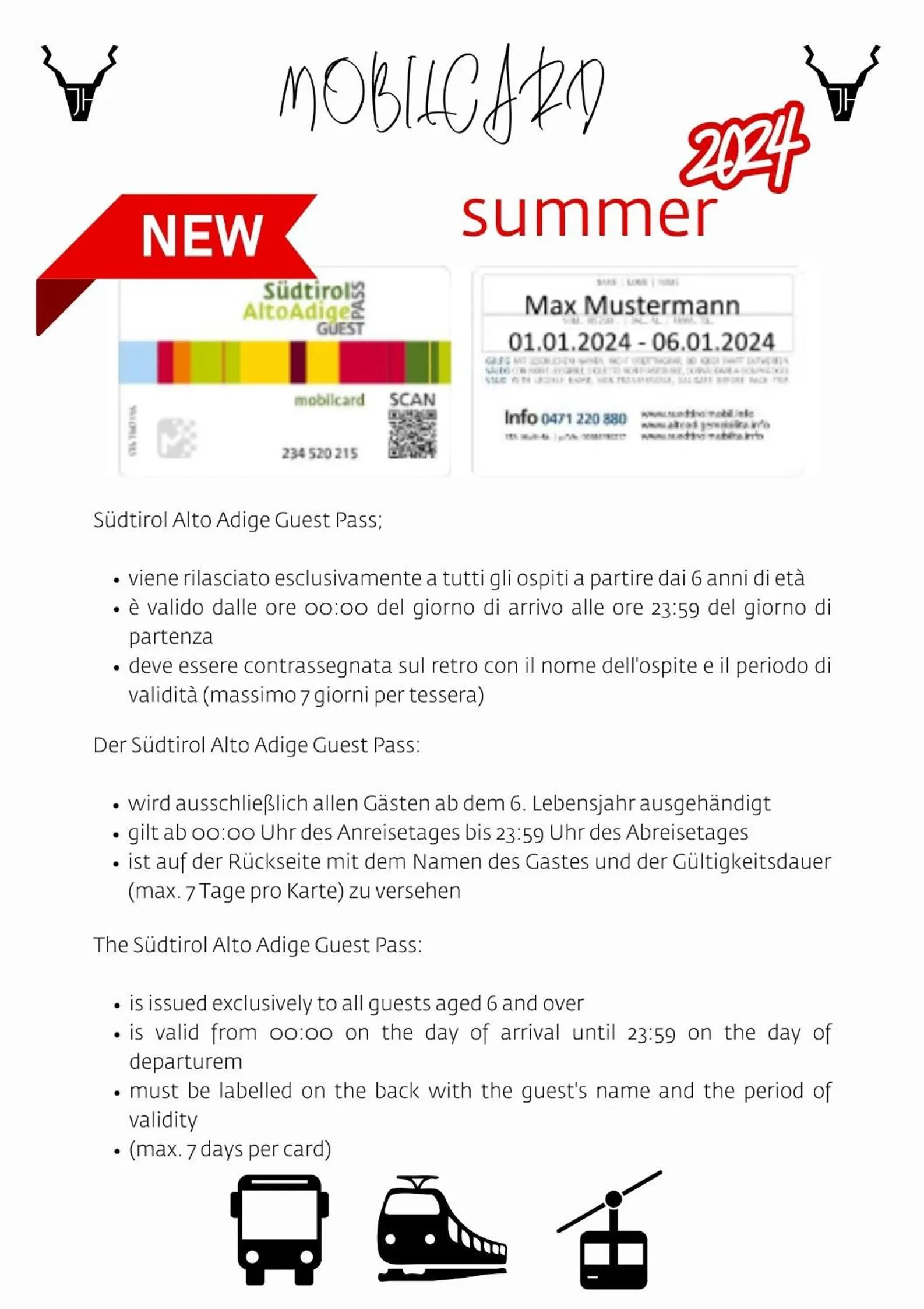 Activities in Hotel Jägerhof