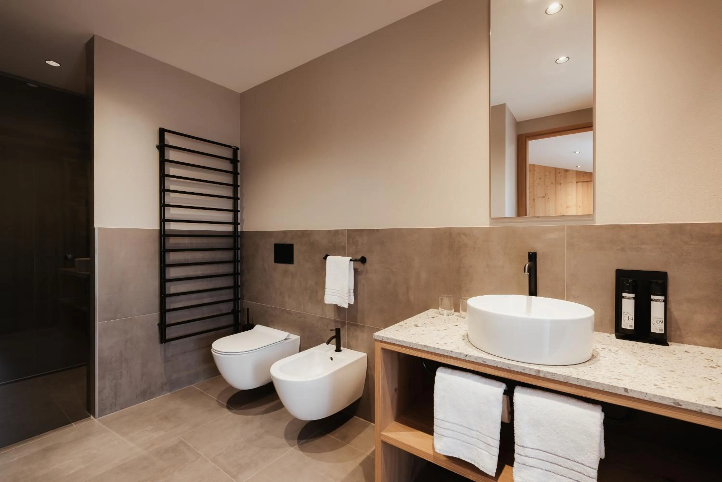 Shower in Hotel Jägerhof