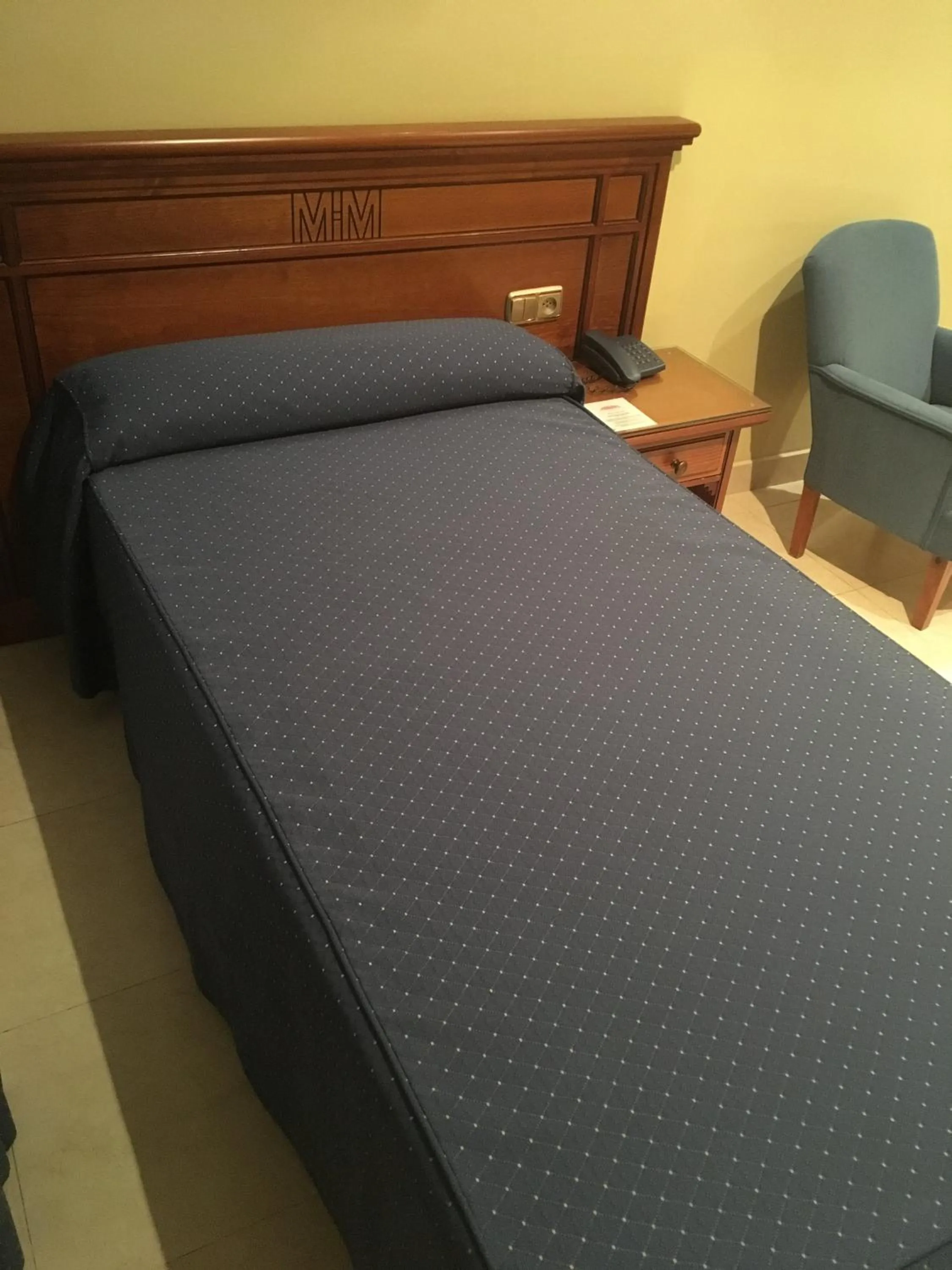 Bed in Hotel Manolo Mayo