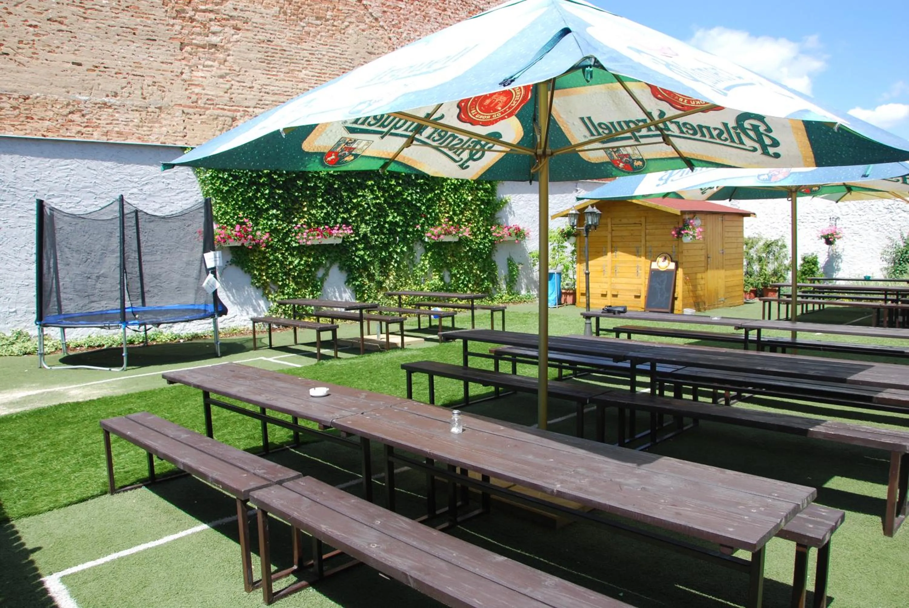 Garden in Hotel Kácov