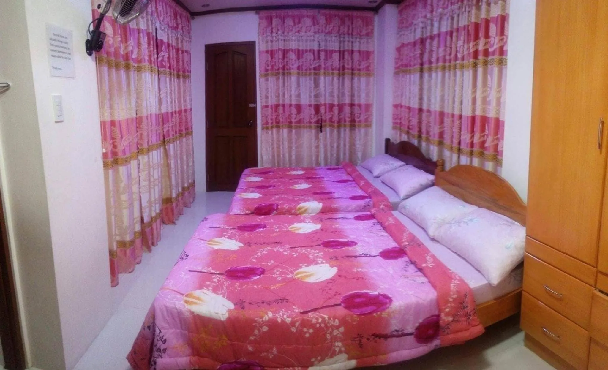 Bed in Mary Chiang Baguio Transient House