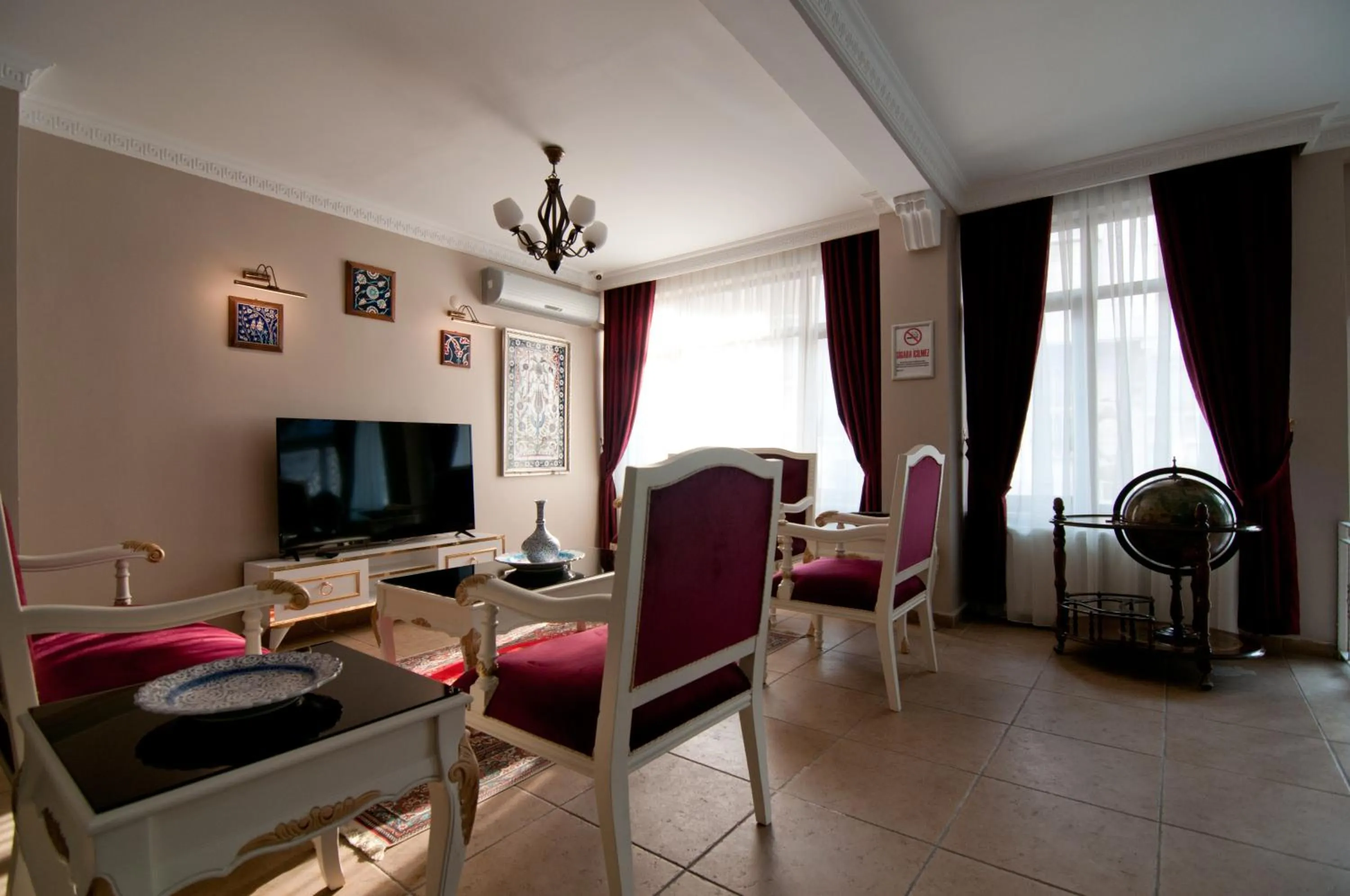 Seating area in Mevlana Hotel