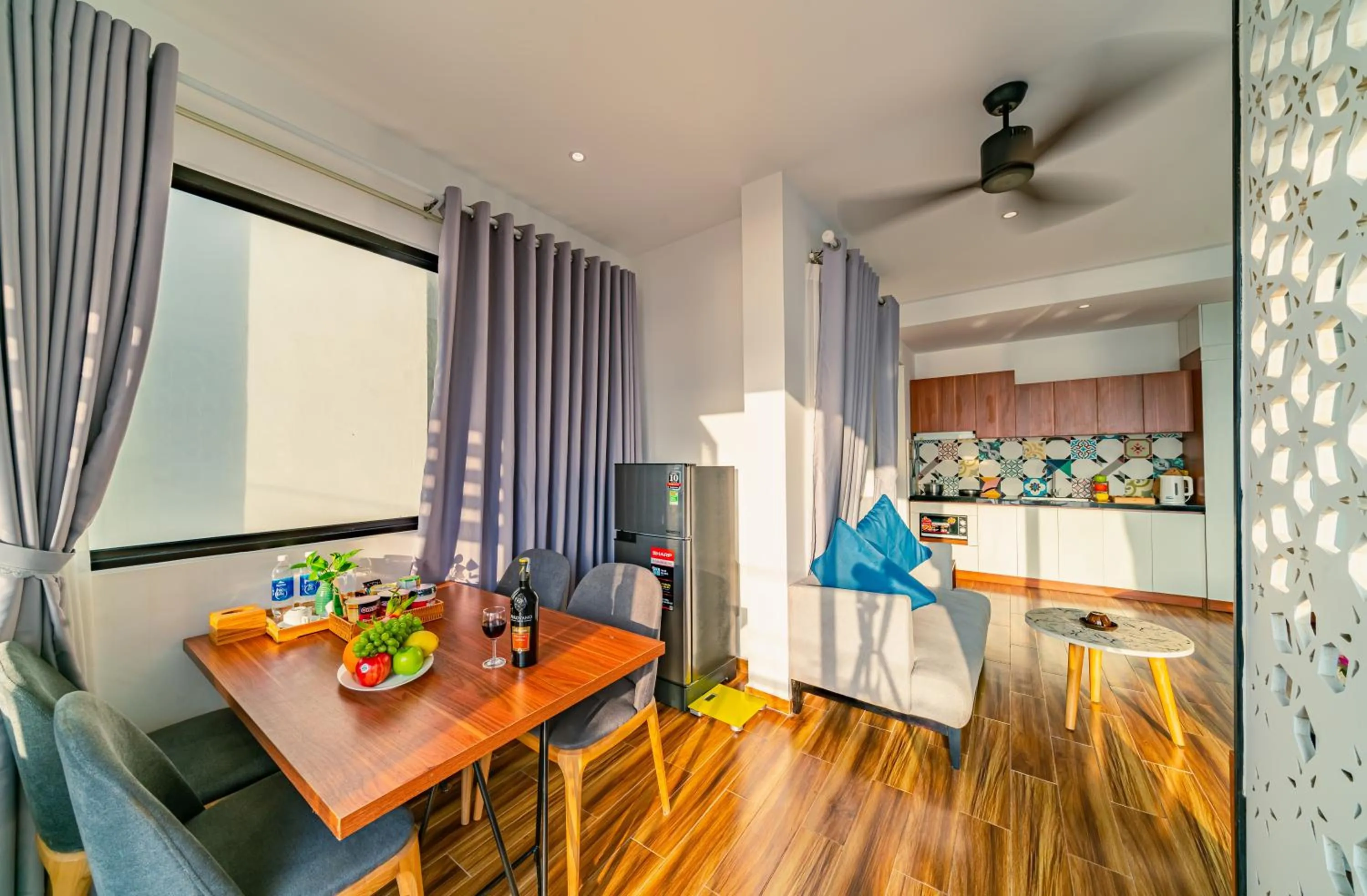 Seating area in Cani Beach House