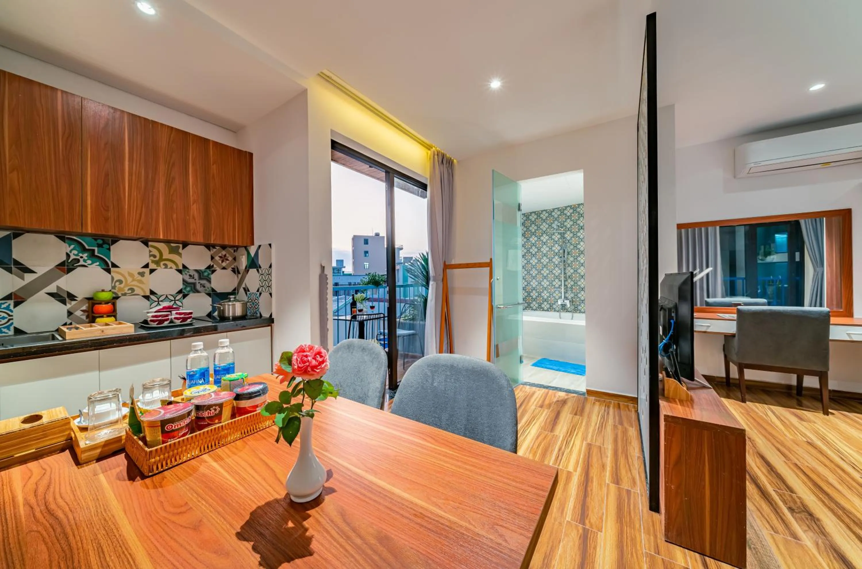 Dining area in Cani Beach House