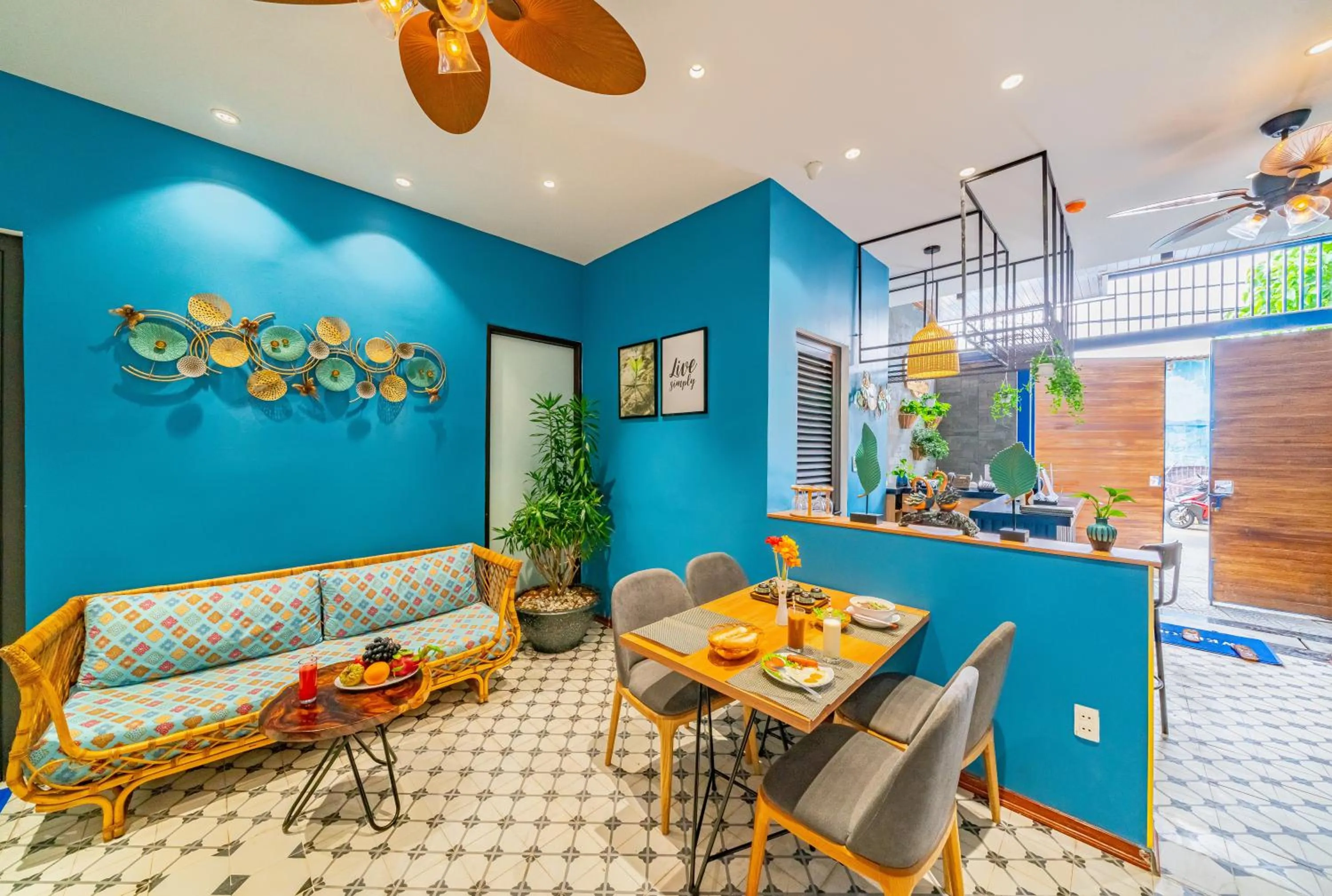 Living room in Cani Beach House