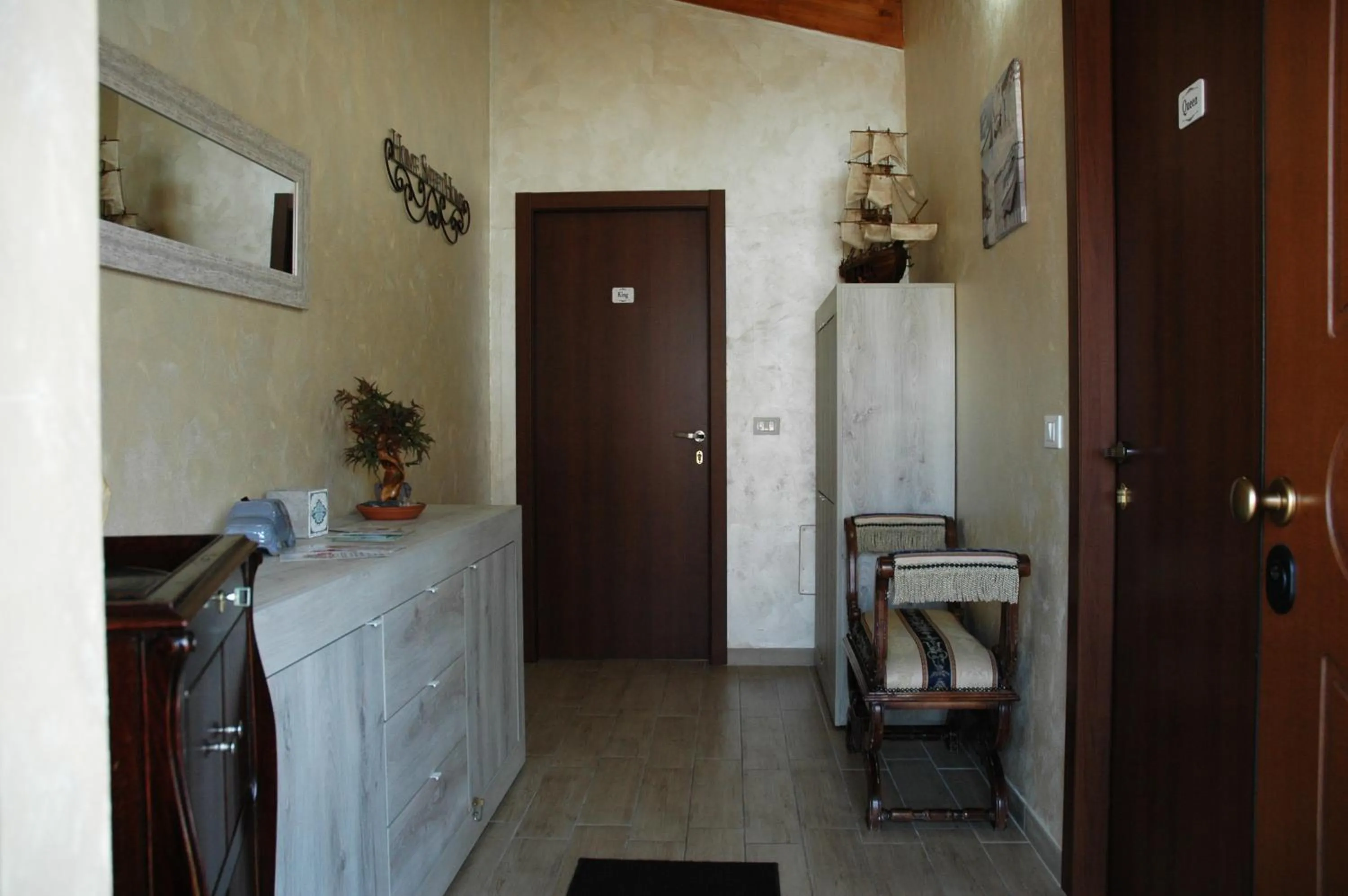 Lobby or reception in B&B Le Mansarde