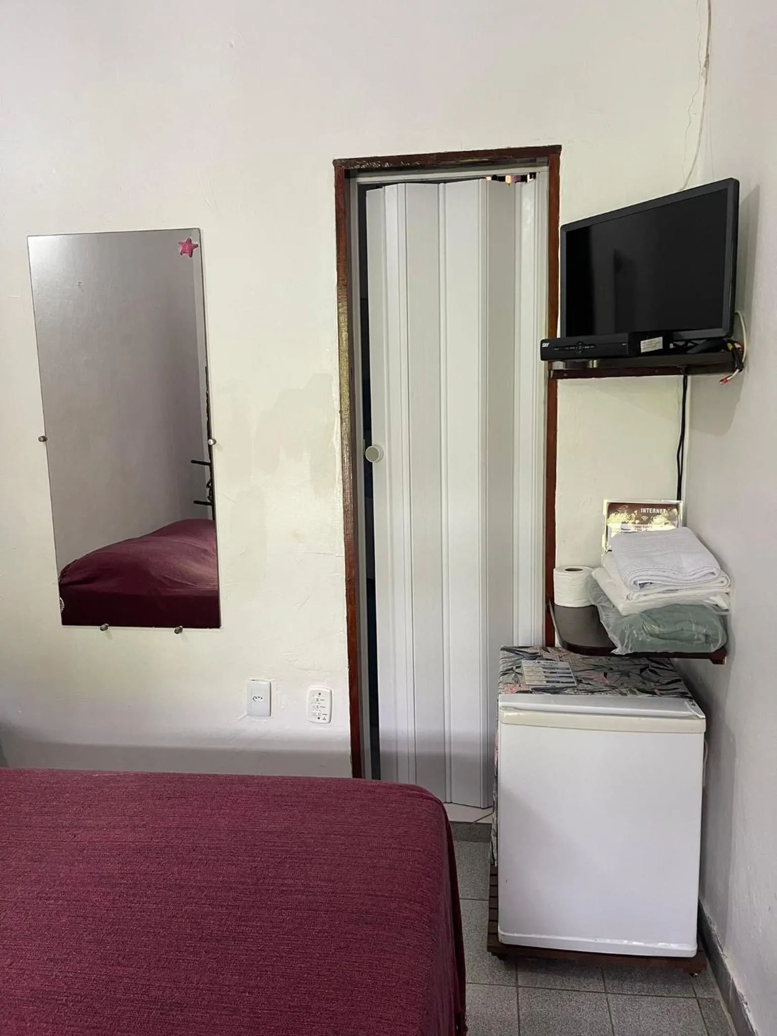 Bed in Pousada do Cacau