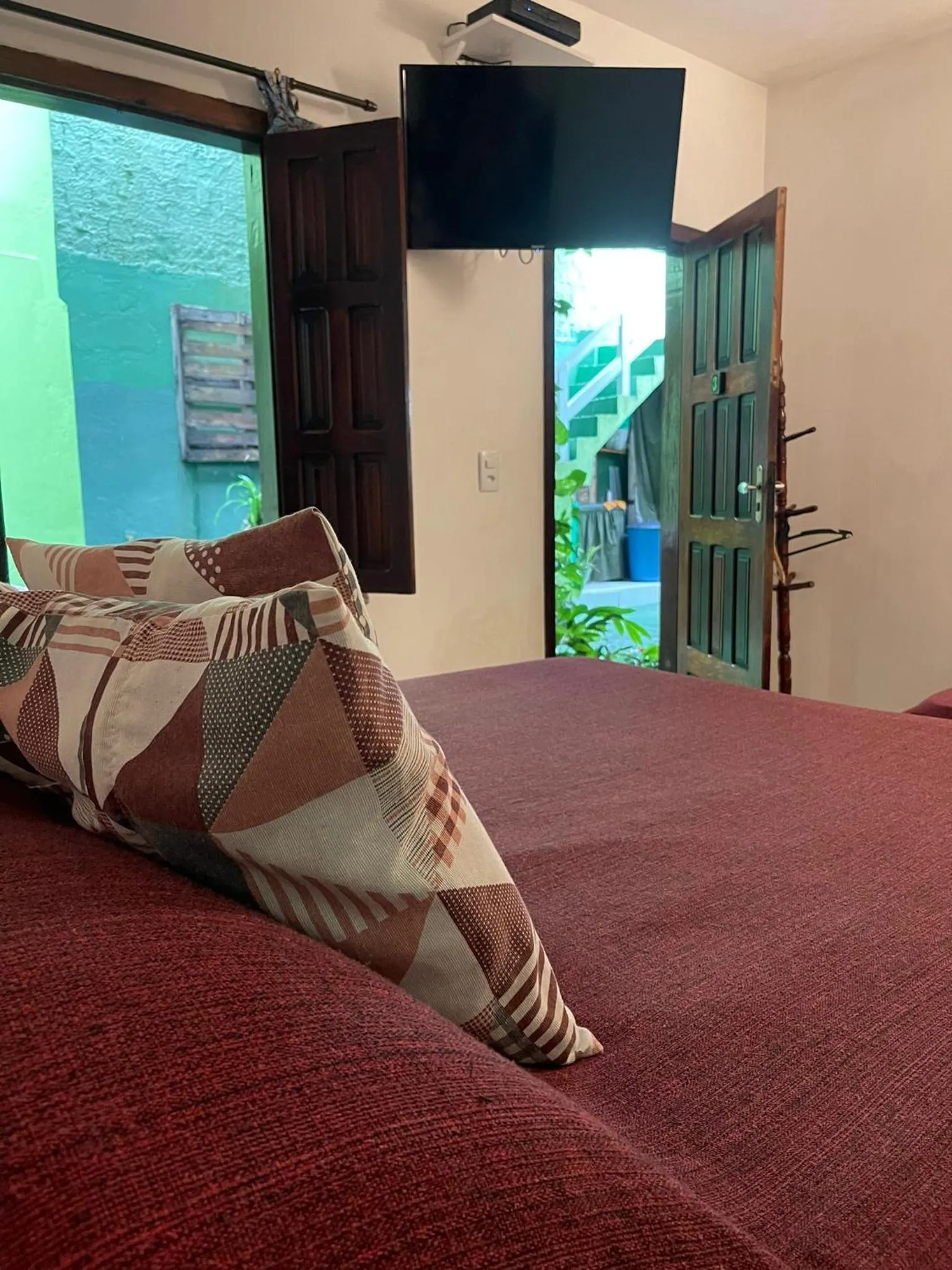 Bed in Pousada do Cacau