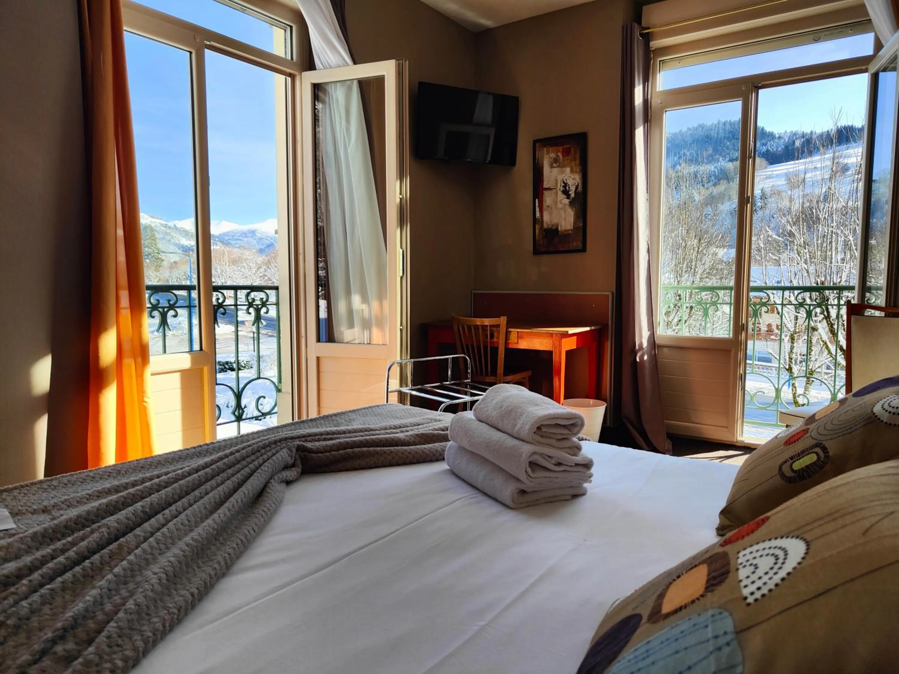 Bed in Hotel Au Val Doré