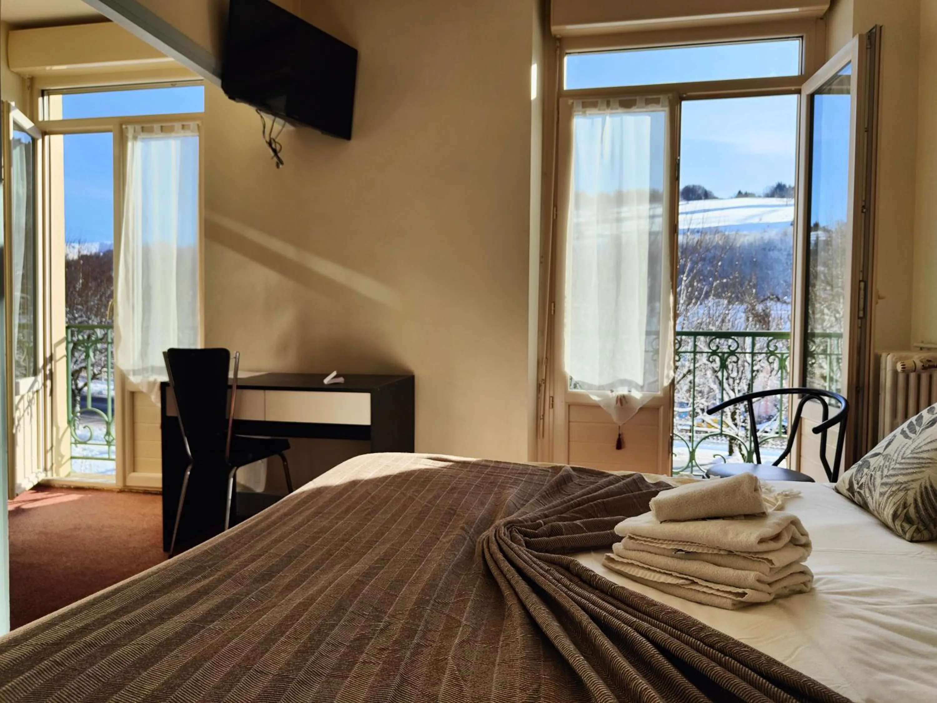 Bed in Hotel Au Val Doré