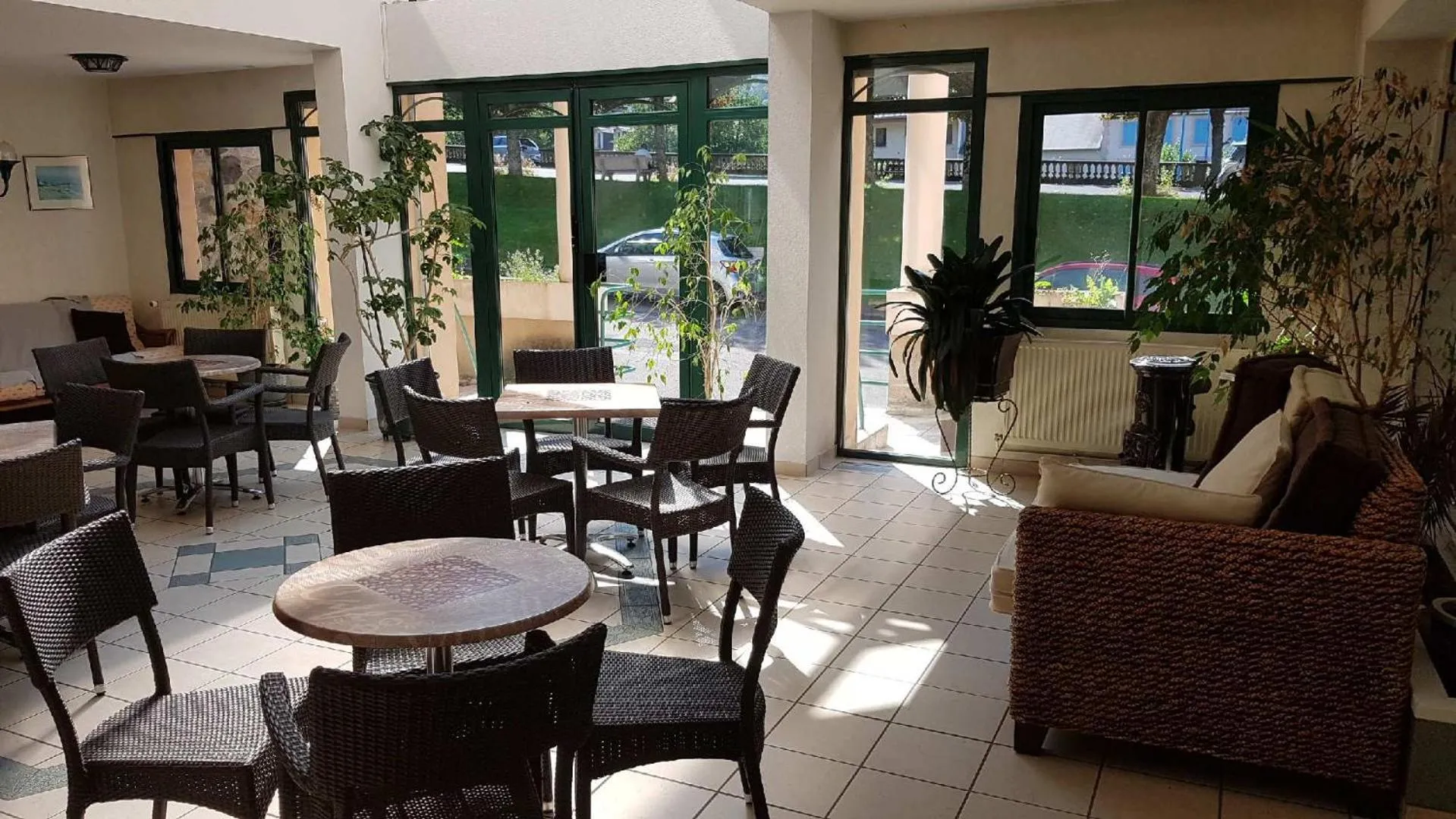 Seating area in Hotel Au Val Doré