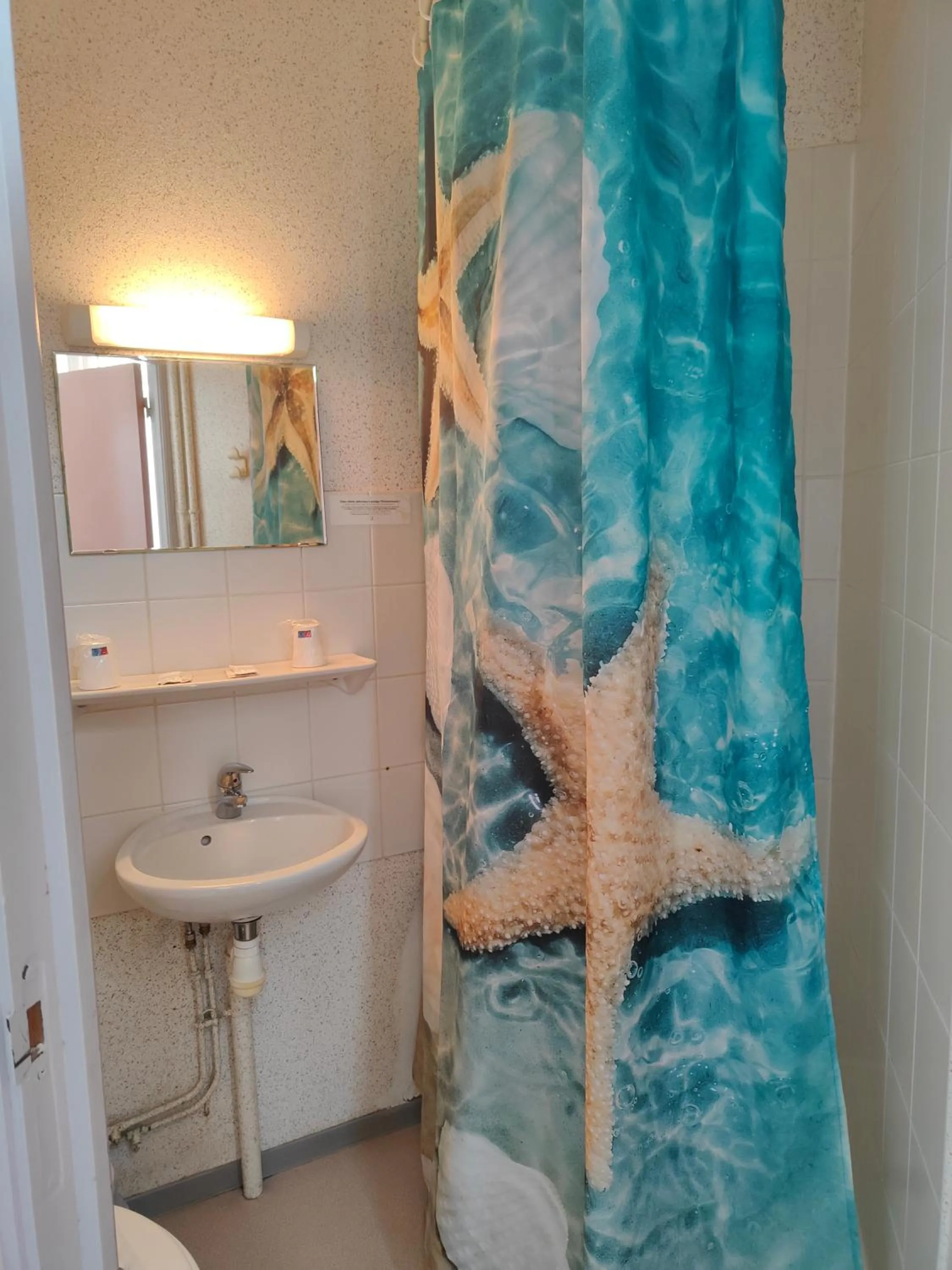 Shower in Hotel Au Val Doré