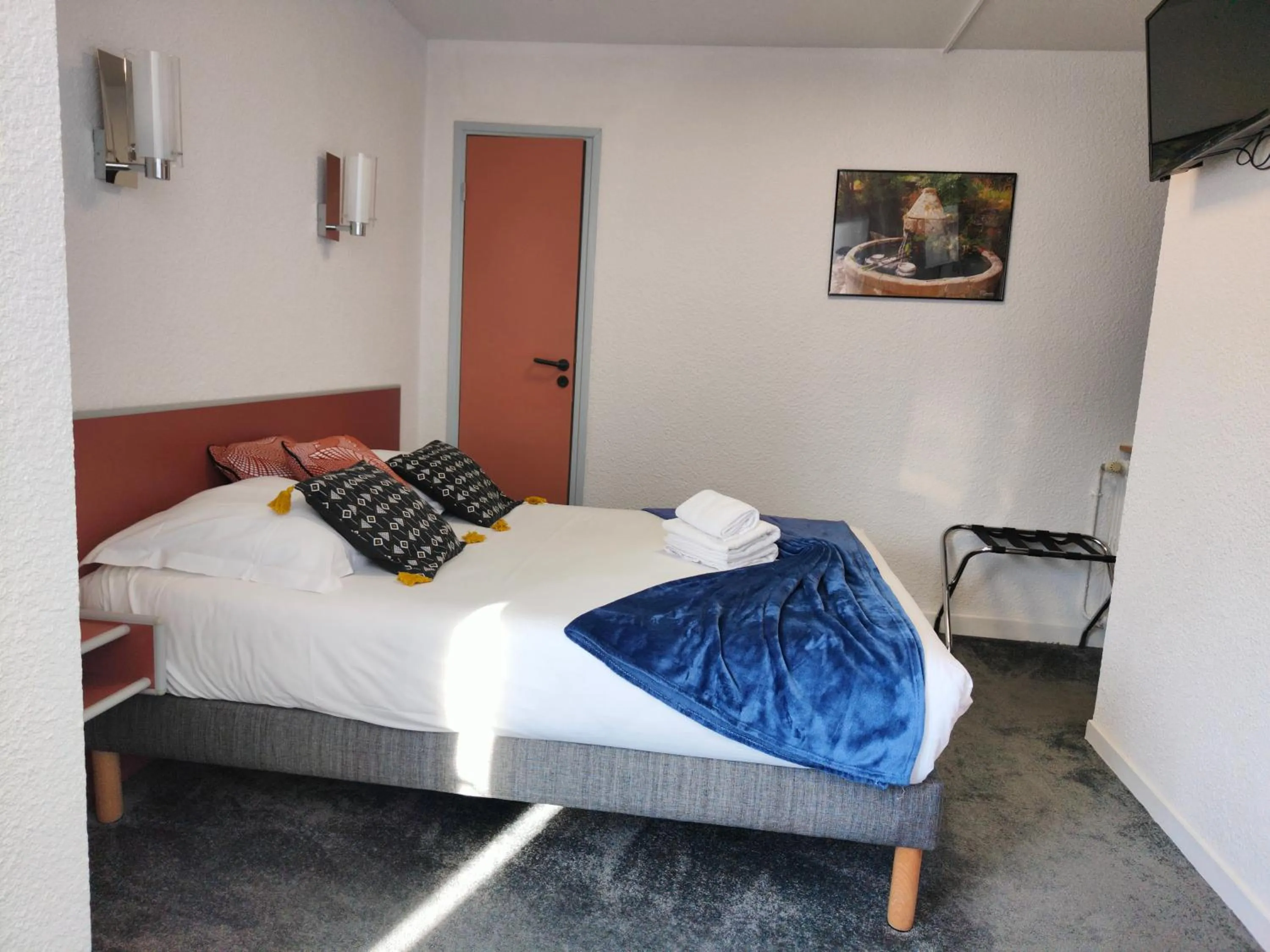 Bed in Hotel Au Val Doré