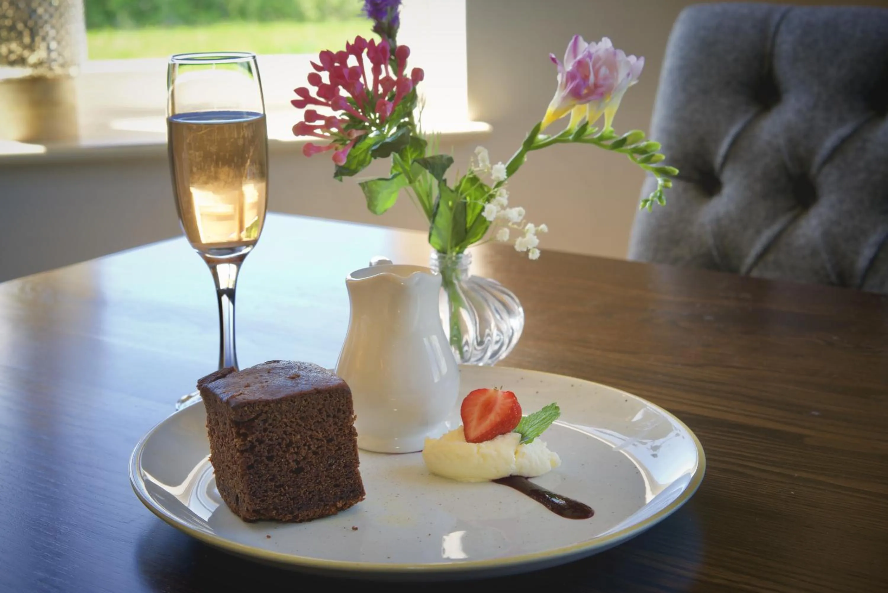 Food close-up in Pyes Mill Hotel Conder Green