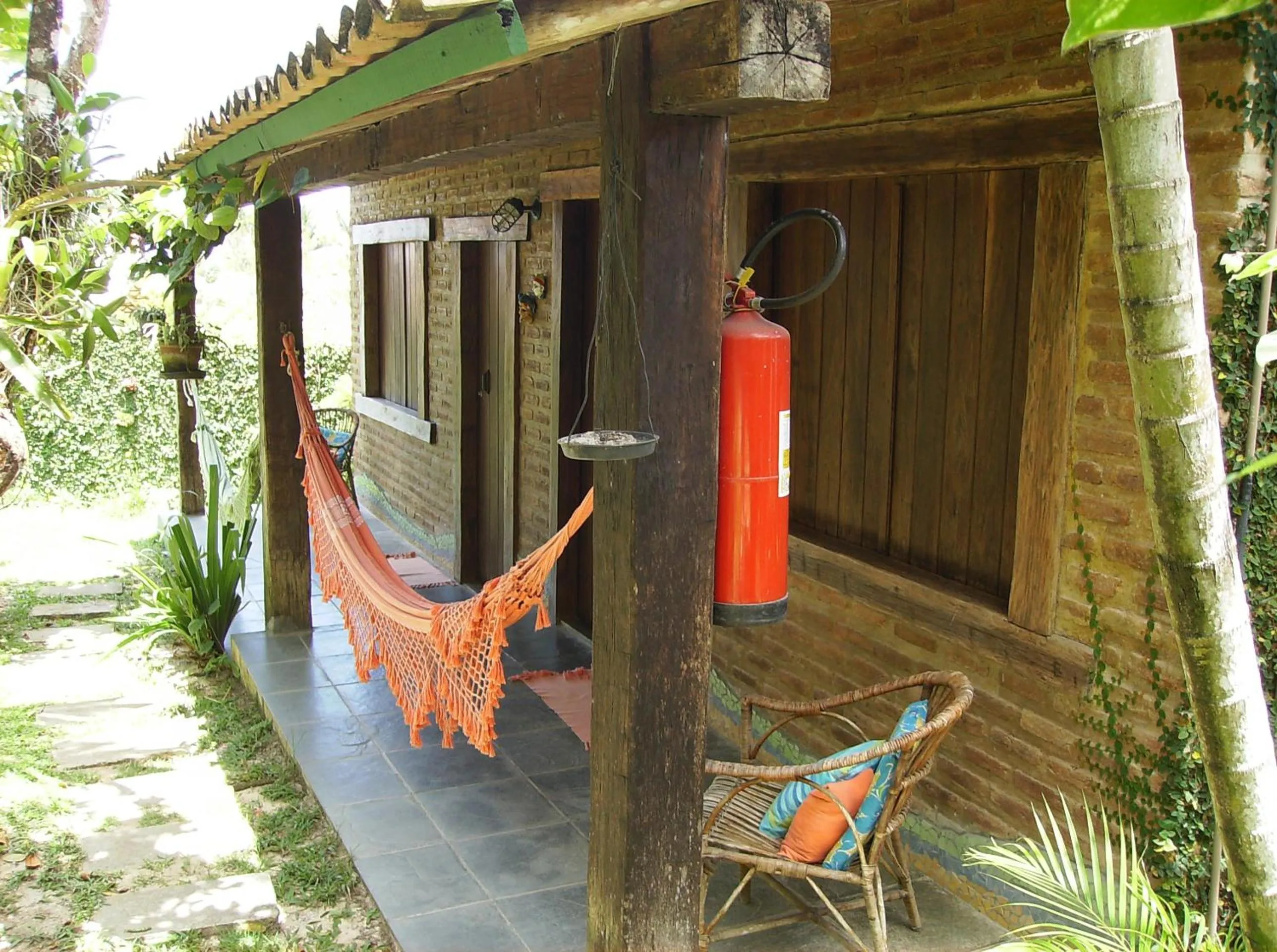 Balcony/Terrace in Pousada Bucaneiros