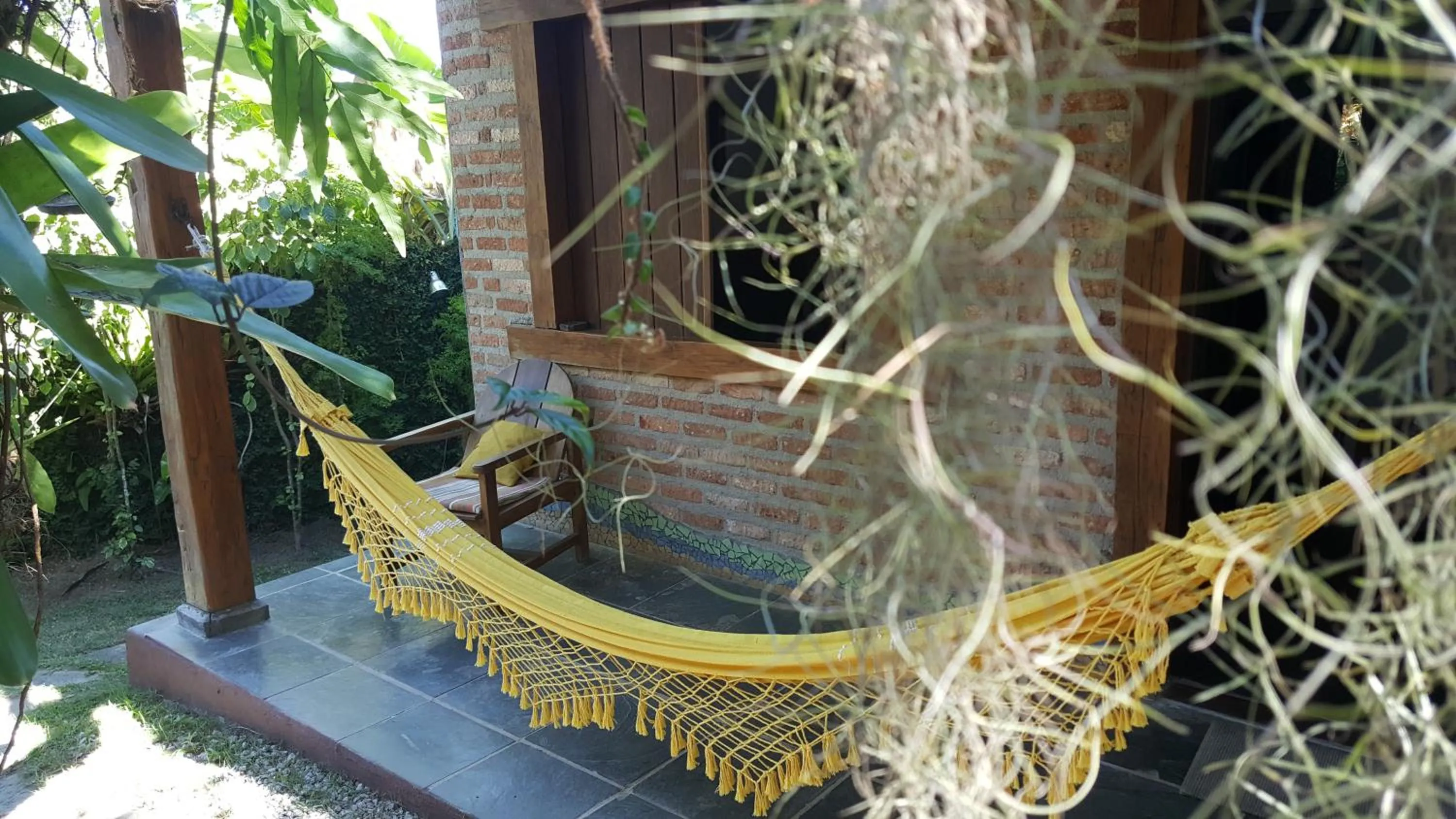 Balcony/Terrace in Pousada Bucaneiros