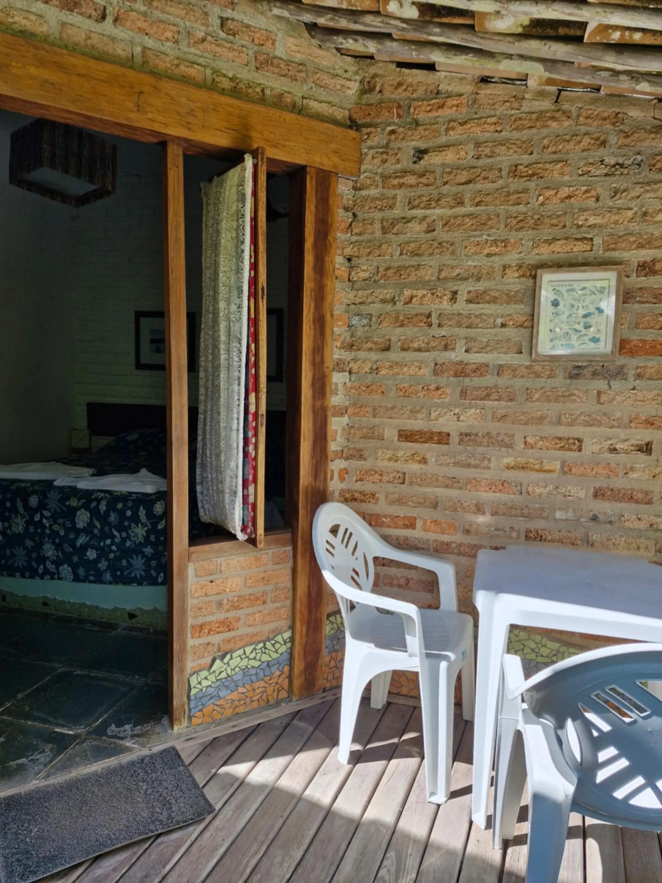 Patio in Pousada Bucaneiros