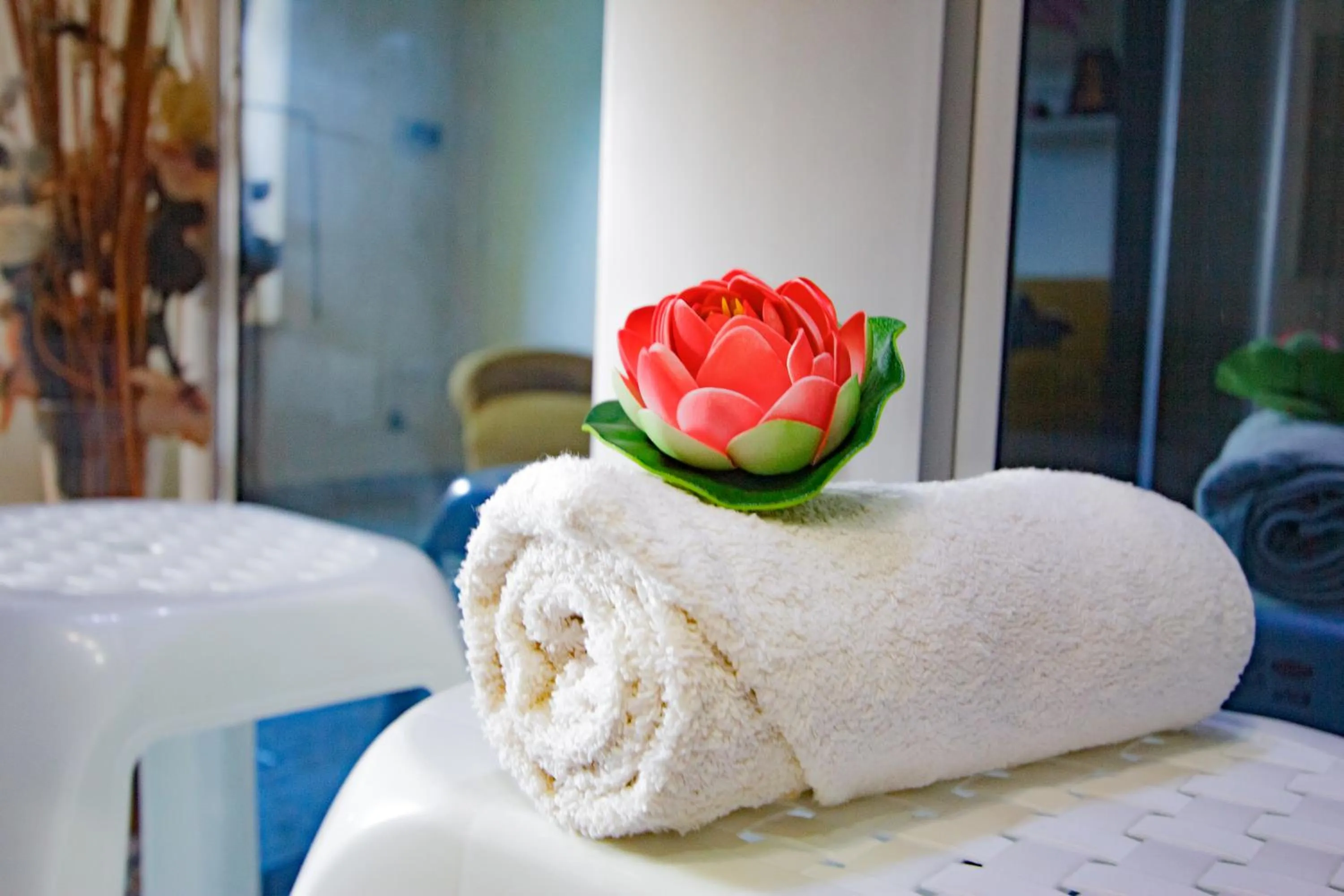 Shower, Bed in Eden Lilli B&B