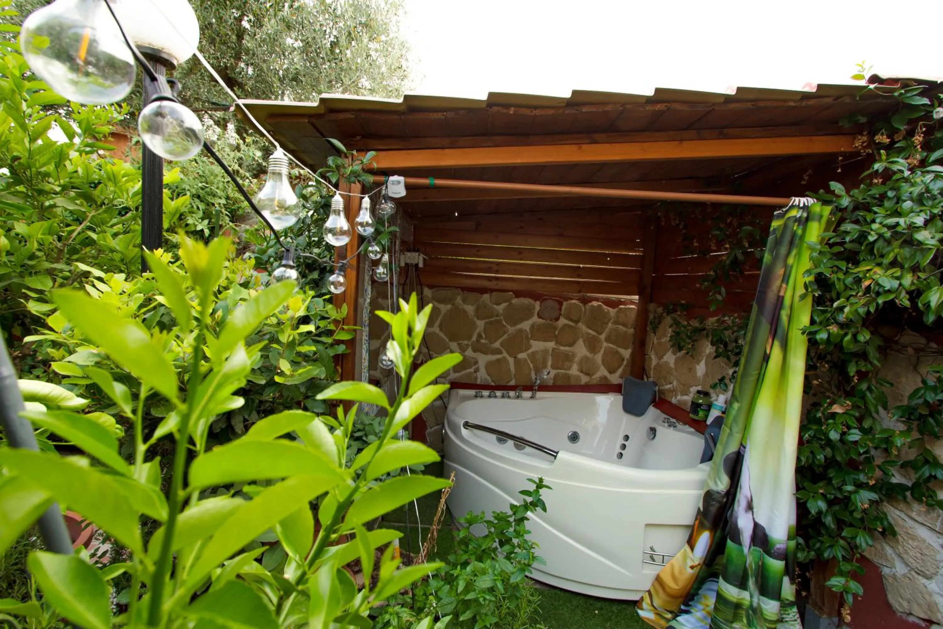 Garden view in Eden Lilli B&B