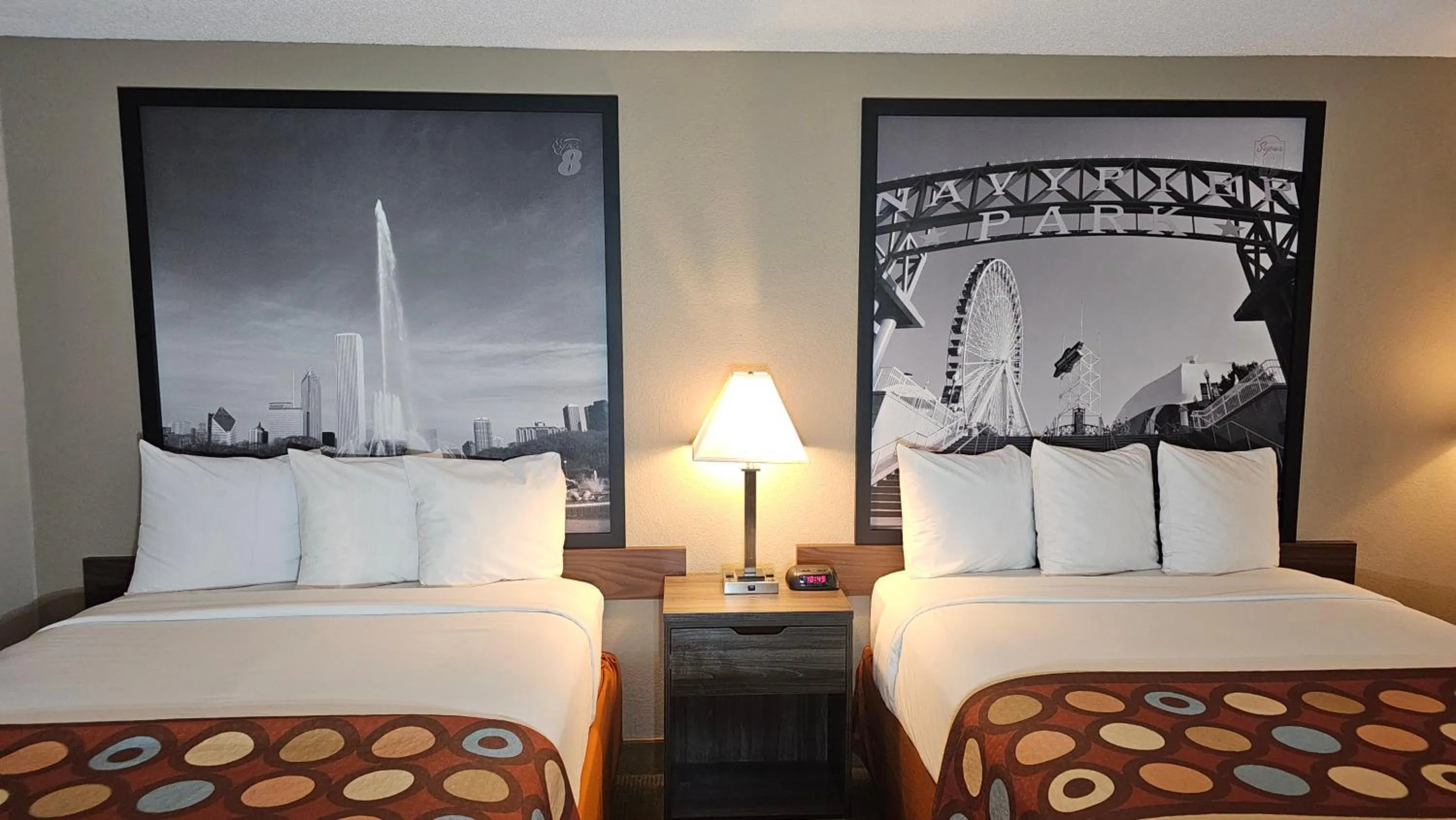 Bed in Super 8 by Wyndham Elgin