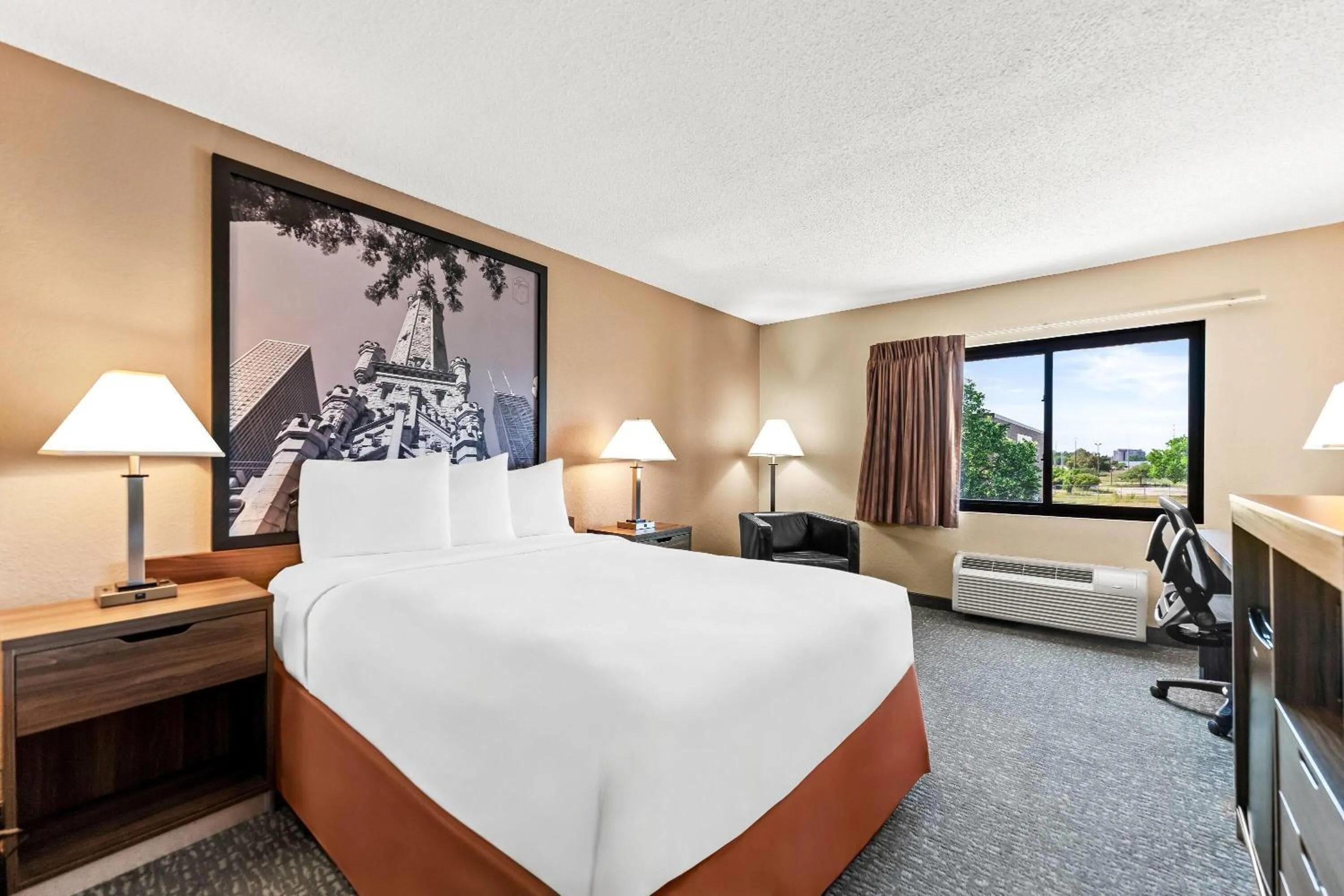 Bed in Super 8 by Wyndham Elgin