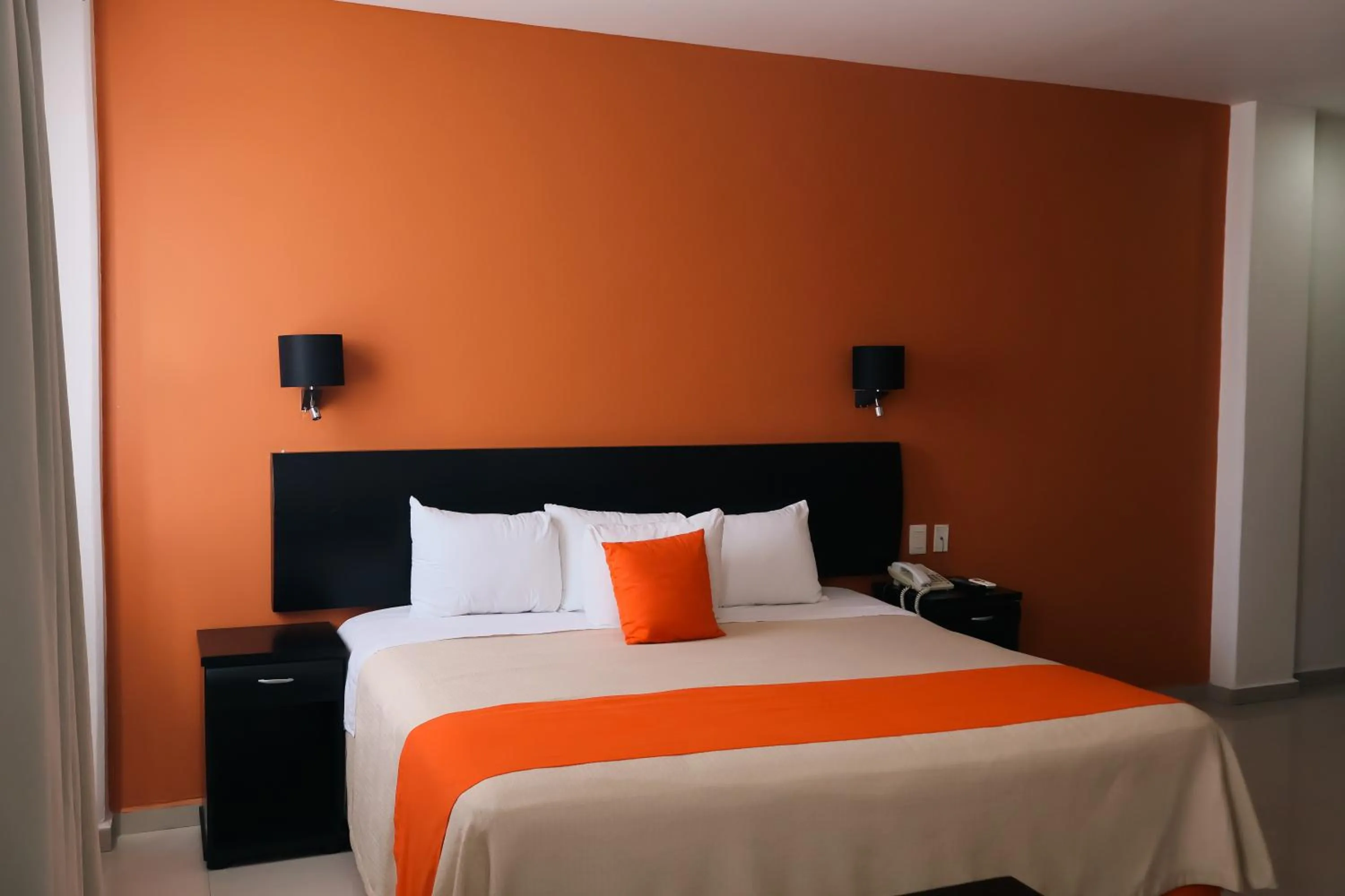 Bed in Hotel Baez Paraiso