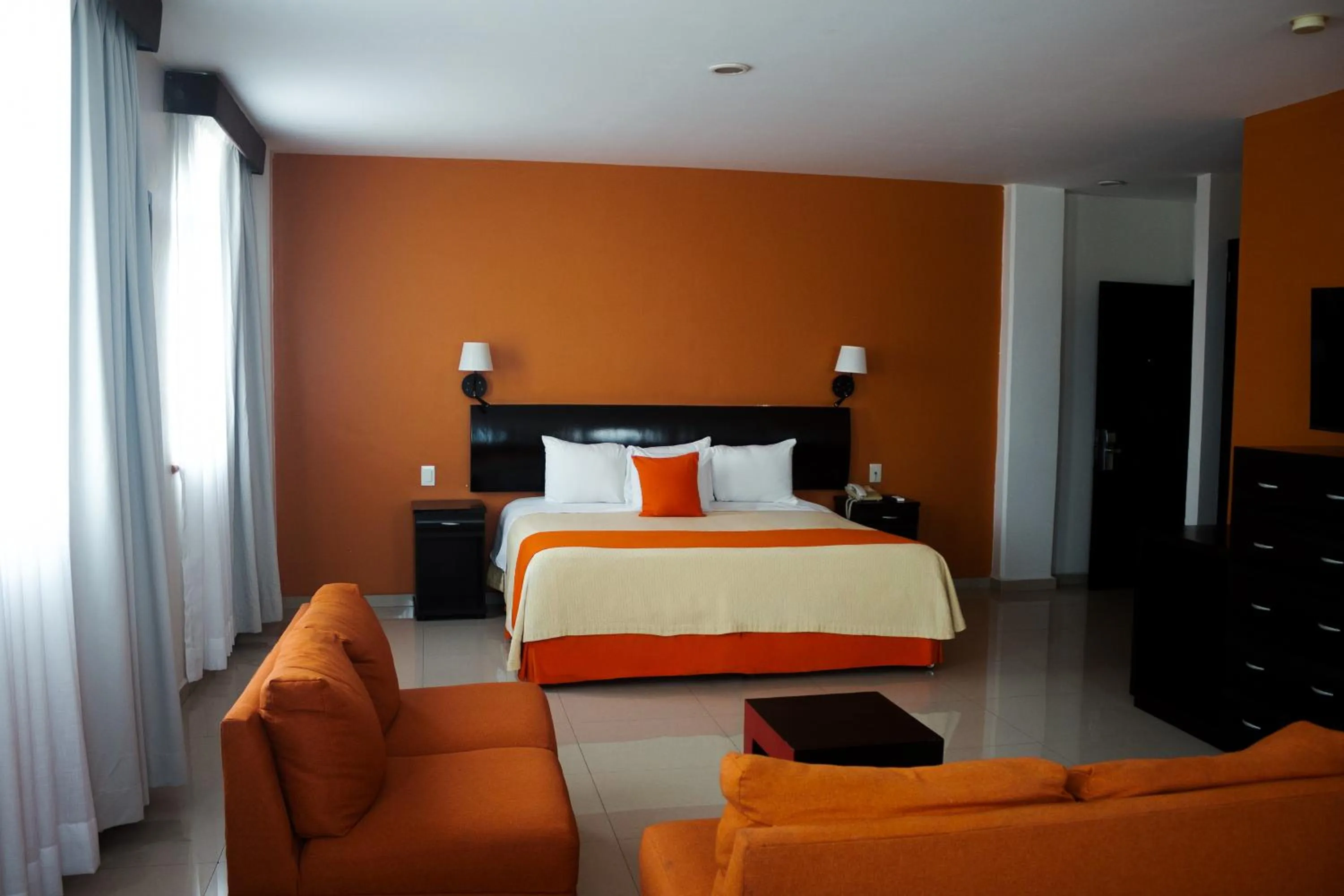 Bed in Hotel Baez Paraiso